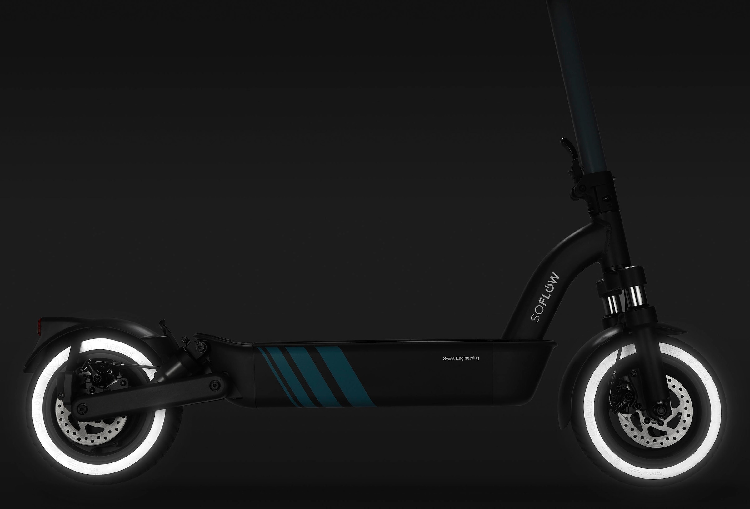 soflow E-Scooter »SO4 PRO GT« mit Straßenzulassung, ABE, Apple Find My, 100 km Reichweite, 10 Zoll