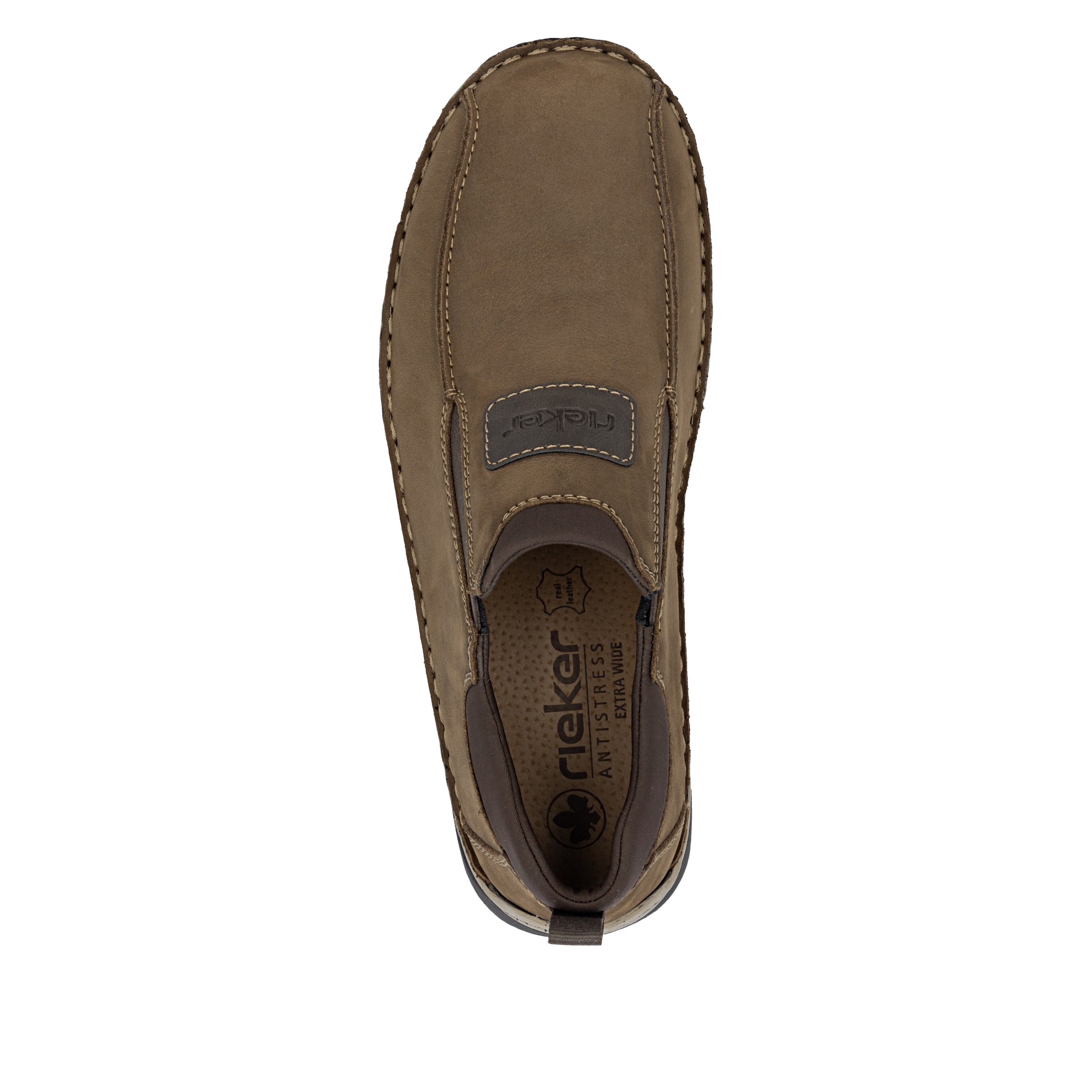 Rieker Slip-On Sneaker, Slipper, Schlupfschuh, Halbschuh, Freizeitschuh mit Stretcheinsätze
