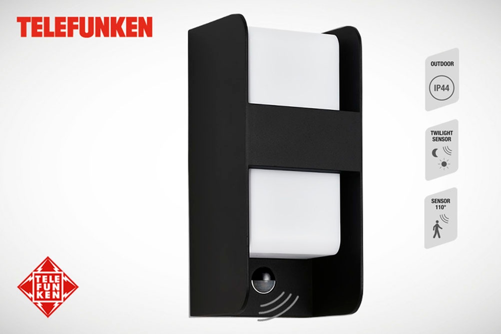 Telefunken LED Außen-Wandleuchte »BOXI MOVE« günstig online kaufen