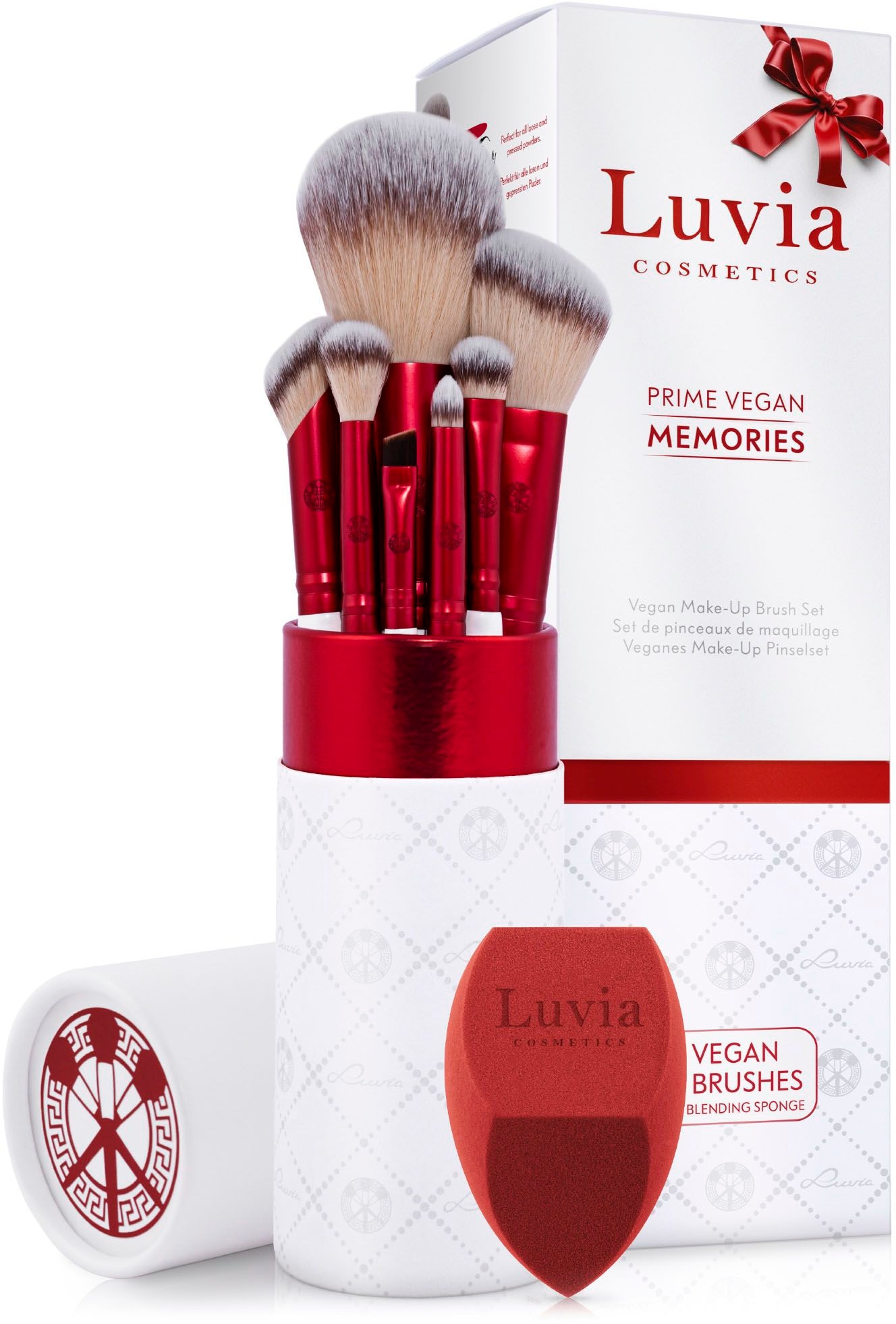 Luvia Cosmetics Kosmetikpinsel-Set »Prime Vegan Memories«, (Set, 8 tlg.)