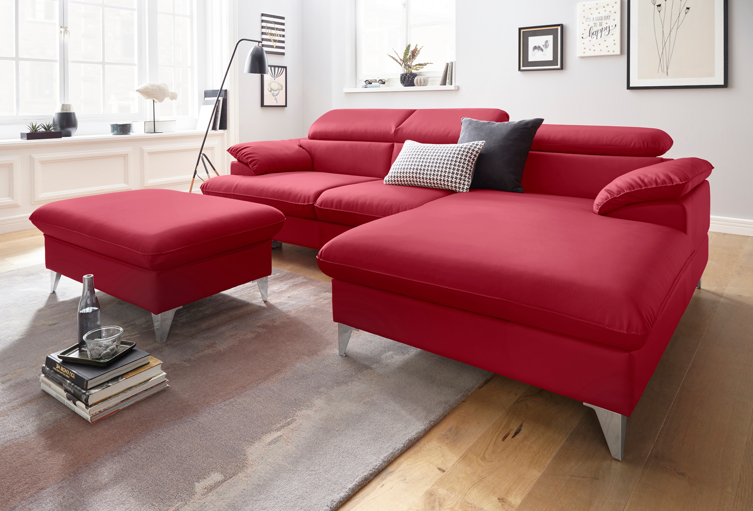 COTTA Polstergarnitur »Caluso L-Form«, (2 tlg.), Set bestehend aus: Ecksofa günstig online kaufen