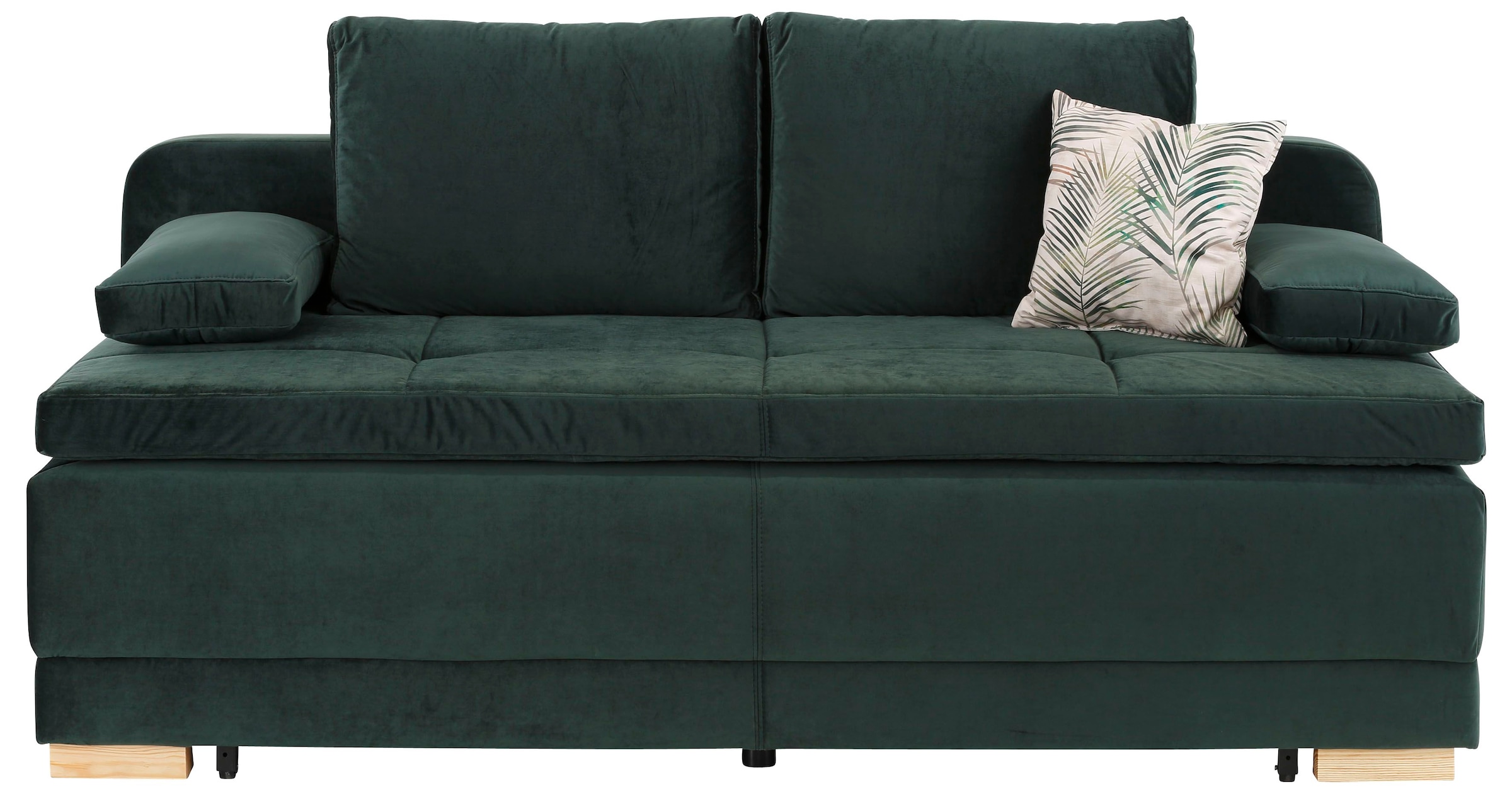 OTTO home Schlafsofa »Berlin« Dauerschläfer mit Boxspringfederung, Bettfunk günstig online kaufen