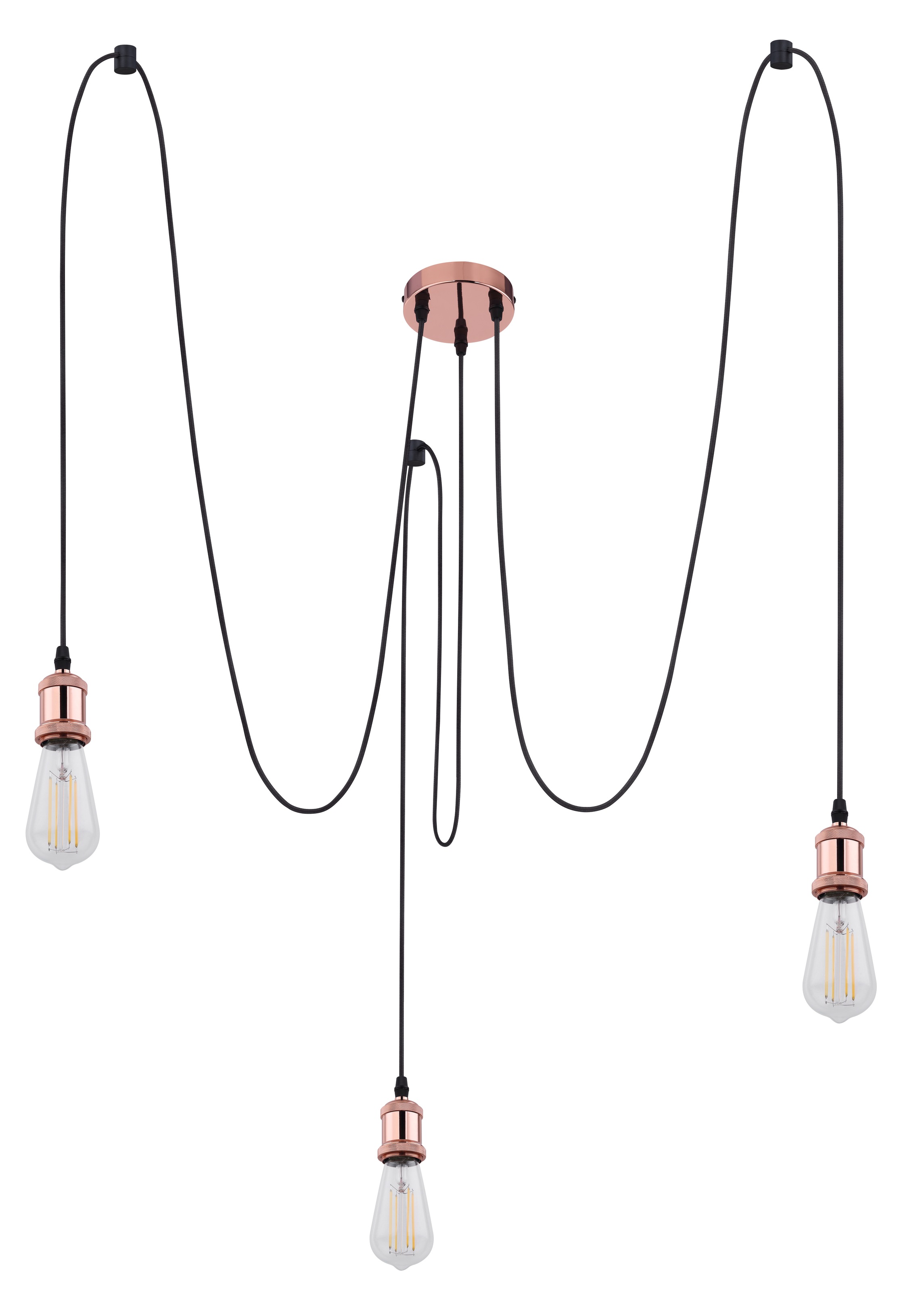 GLOBO LIGHTING Hängeleuchte »OLIVER«, Leuchtmittel E27 | ohne Leuchtmittel, Hängelampe/Pendelleuchte/Esszimmer/Wohnzimmer/Esstisch