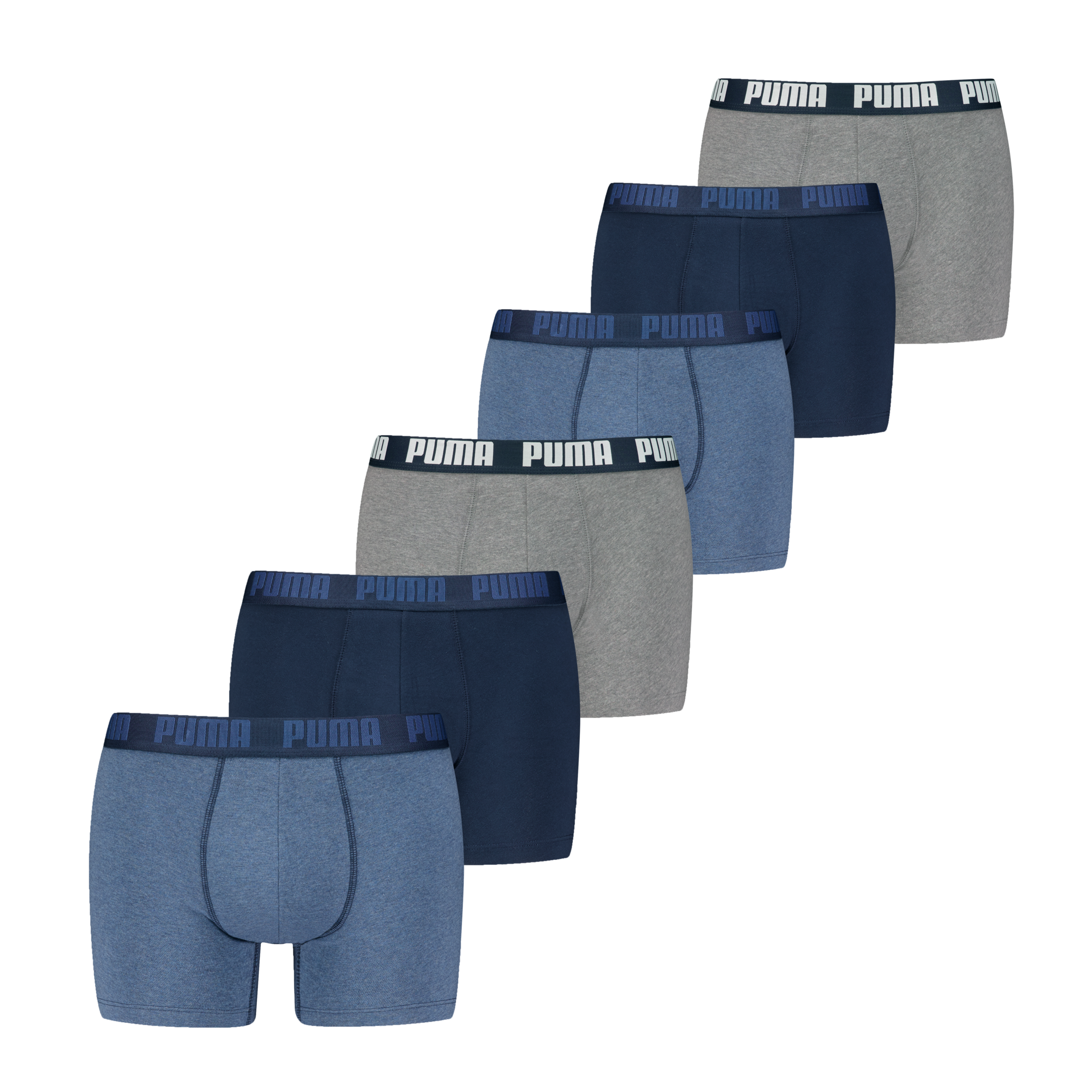 PUMA Boxershorts »PUMA MEN EVERYDAY BOXER 6P ECOM«, (Packung, 6er Pack), mit komfortablem Bund