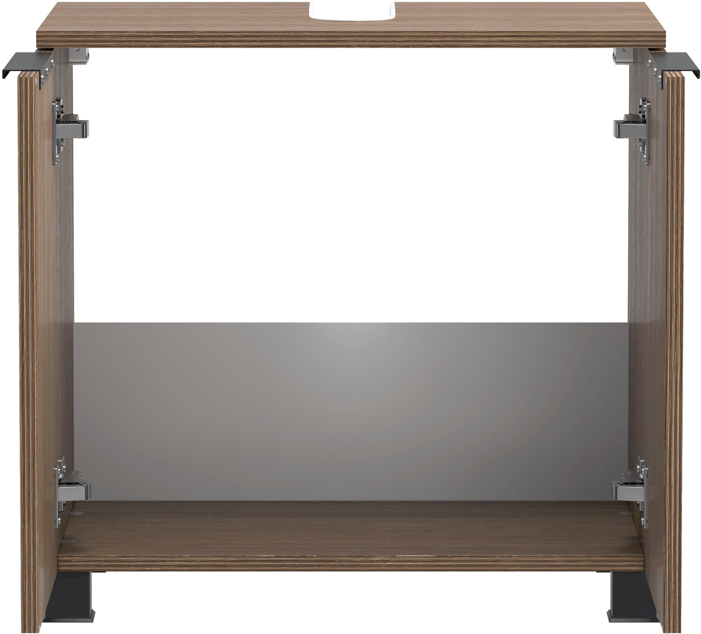 welltime Badmöbel-Set »Welltime, York Unterbecken-Set 2teilig, 60 cm, 2-türig«