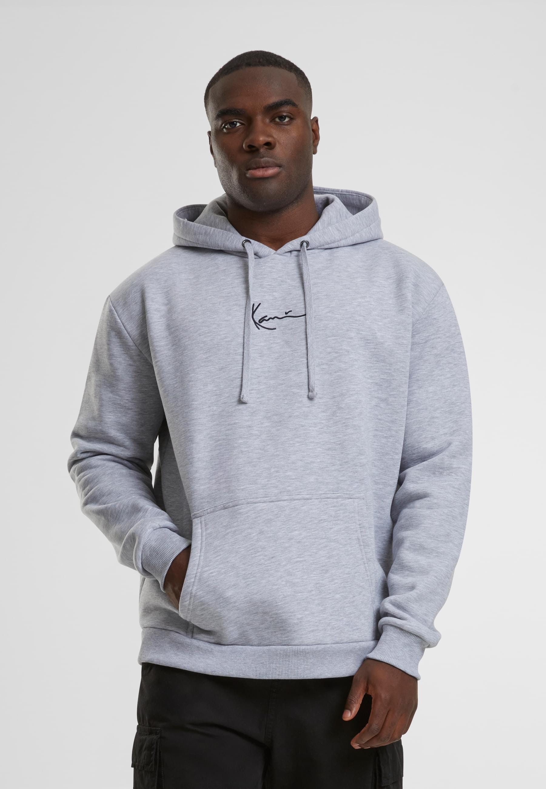 Karl Kani Sweatshirt »Karl Kani Männer KKMQ32061GRY Small Signature Hoodie ash grey«, 1 Stk.
