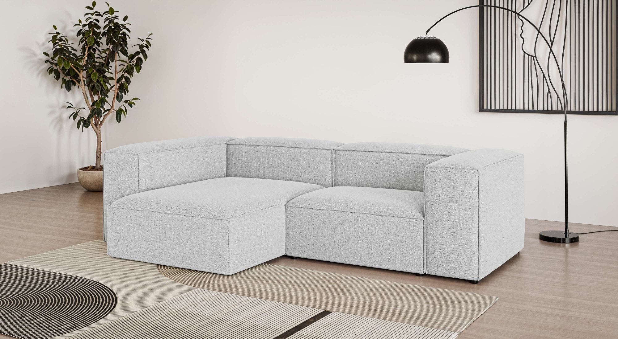 INOSIGN Ecksofa »HAILY L-Form links/rechts, Modularsofa, Maße B/T/H: 260/16 günstig online kaufen