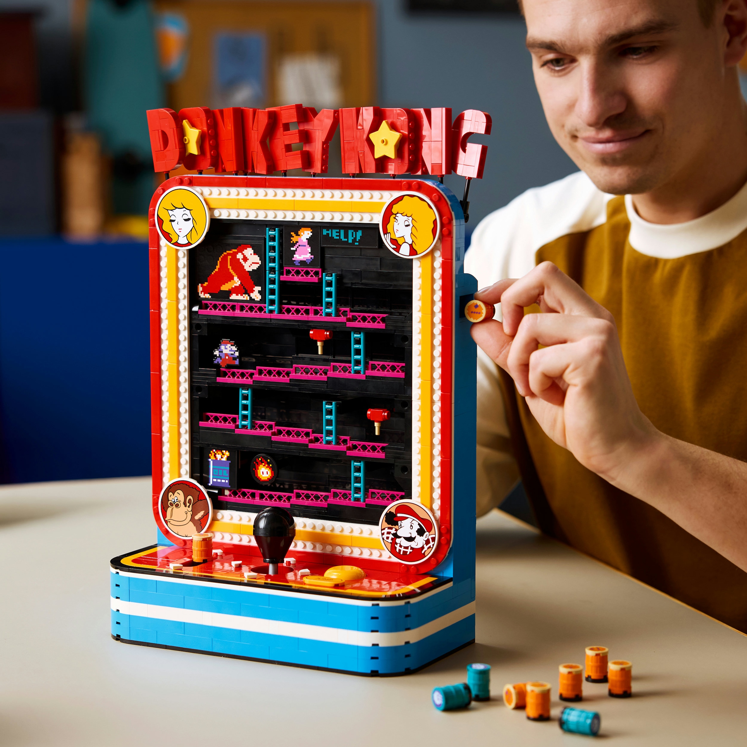 LEGO® Konstruktionsspielsteine »Donkey Kong Arcade (72051), LEGO Super Mario« Made in Europe
