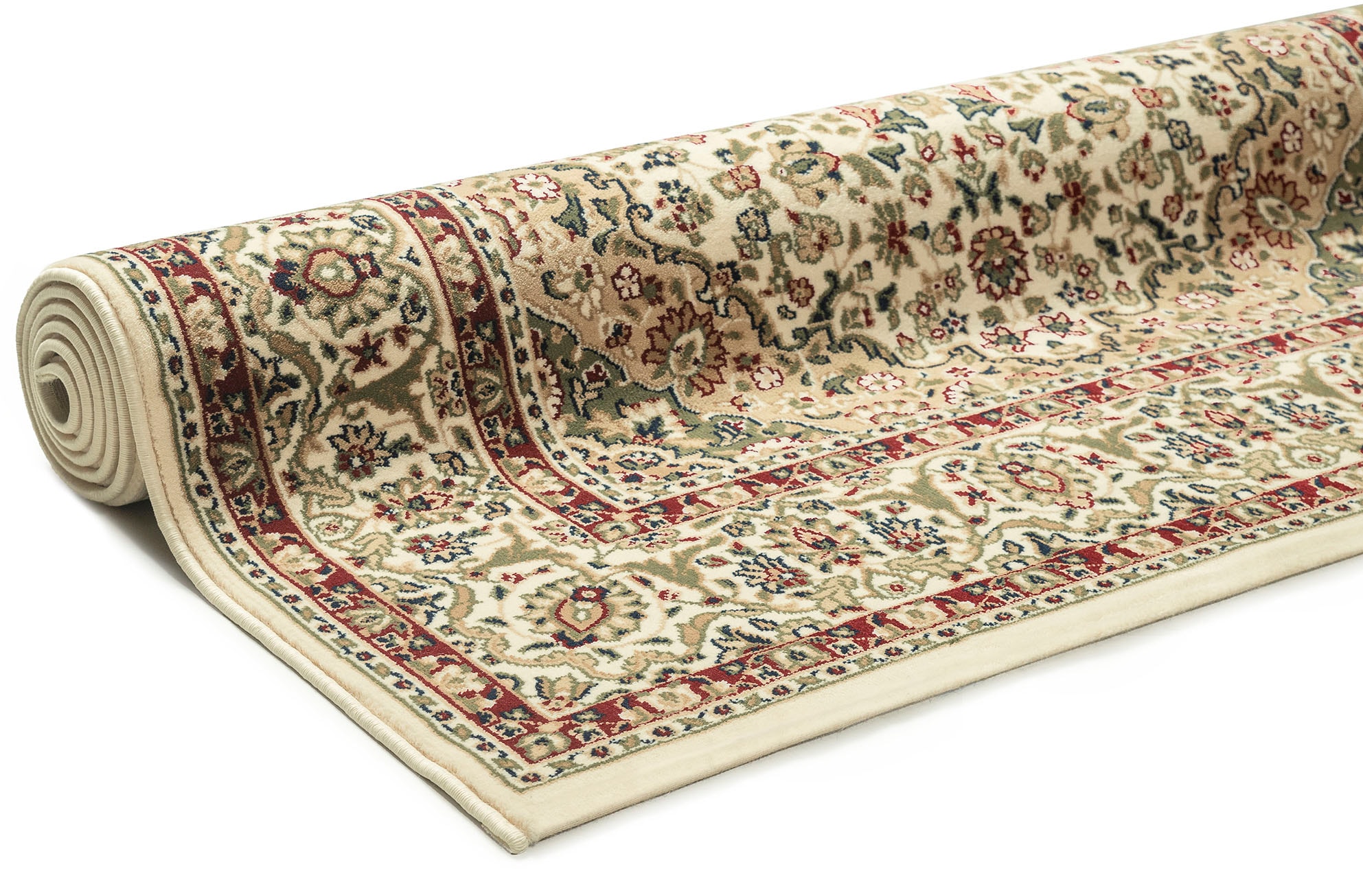 Timbers Teppich »Lansing«, rechteckig, 9 mm Höhe, Kurzflorteppich, Orient-Optik, Wohnzimmer, Esszimmer, Schlafzimmer