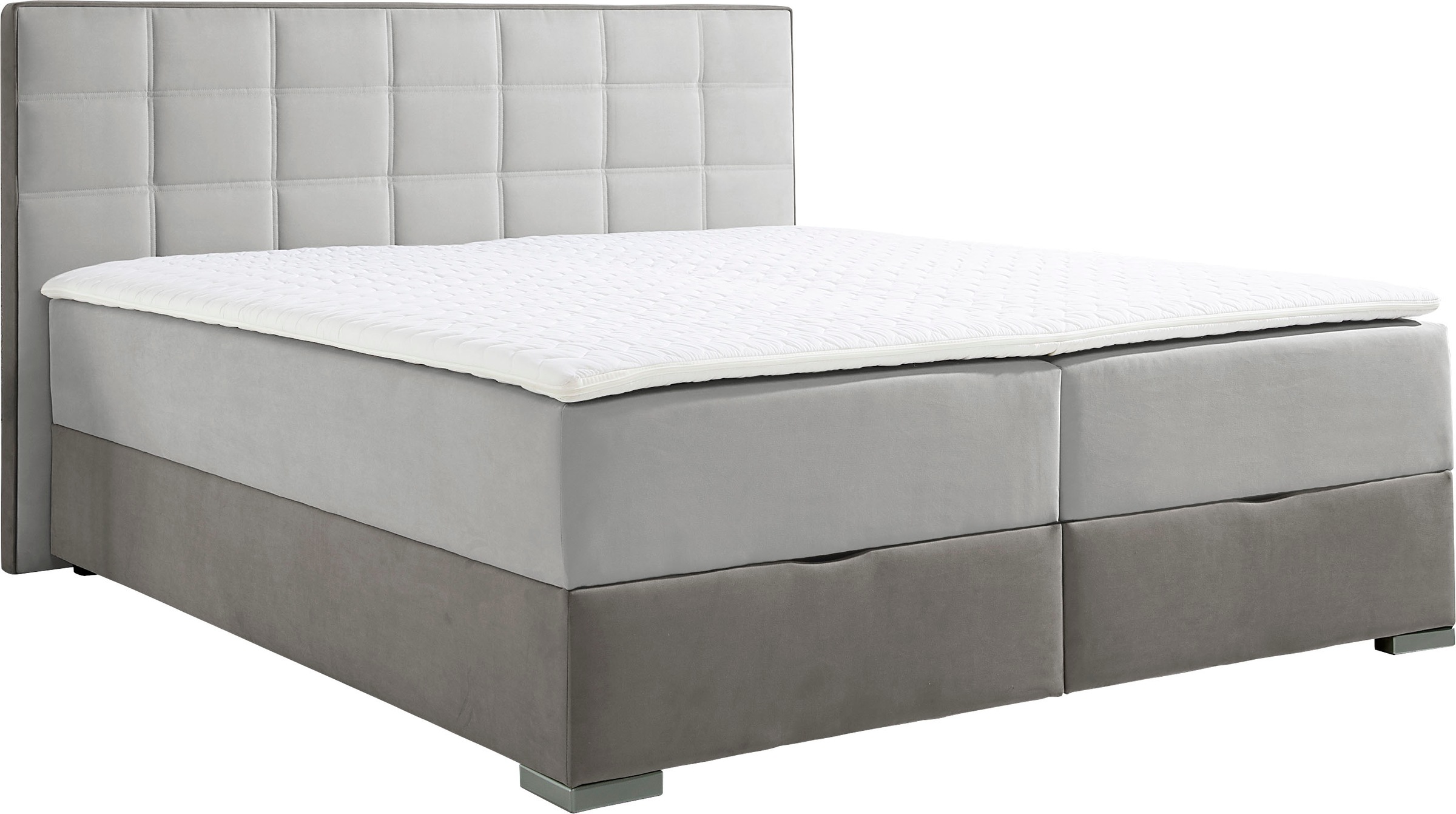 Maintal Boxspringbett mit Bettkasten und Topper günstig online kaufen