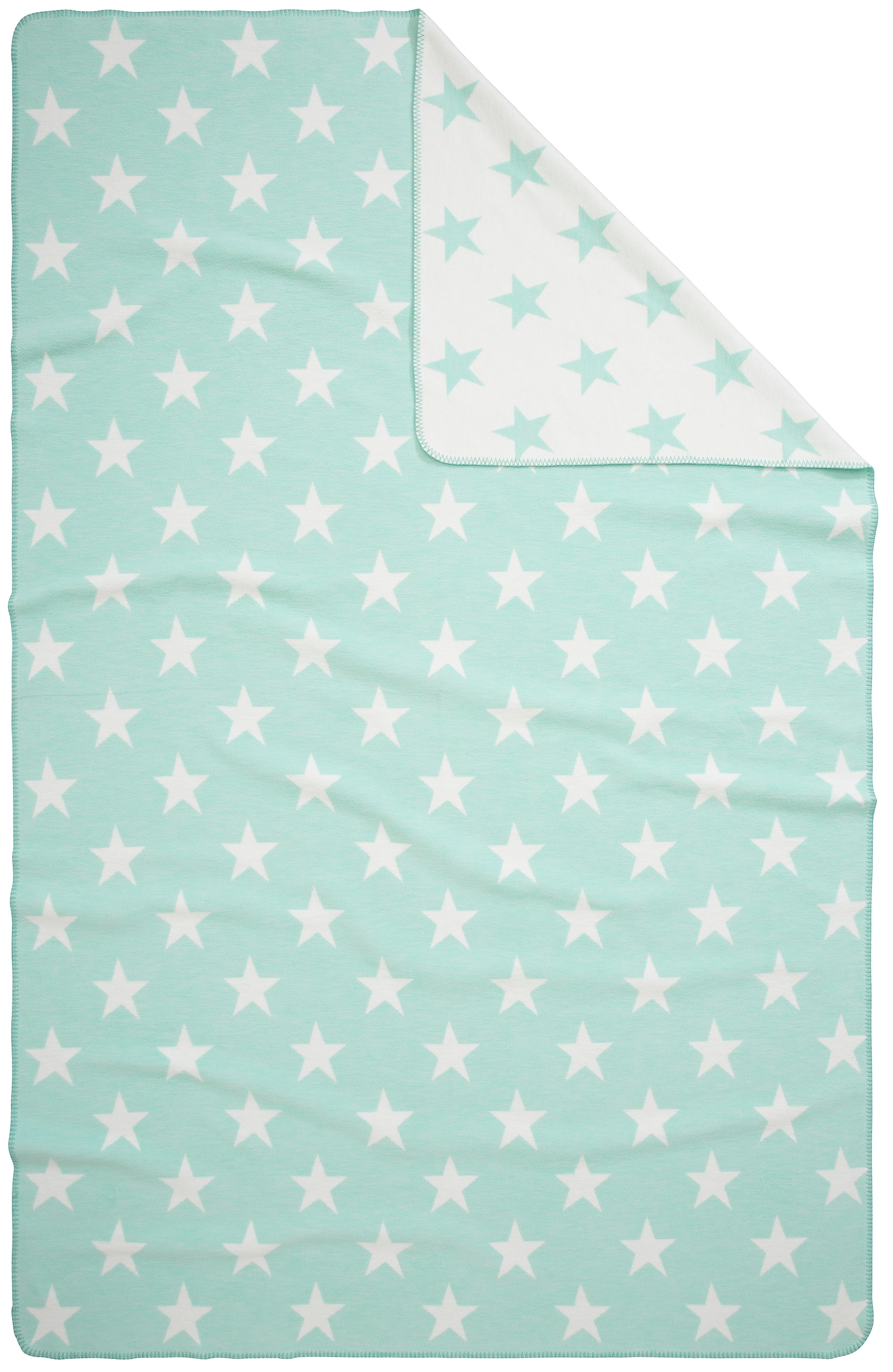Lüttenhütt Wohndecke »Adina«, mit tollen Sternen, Kuscheldecke, 180 x 140 c günstig online kaufen