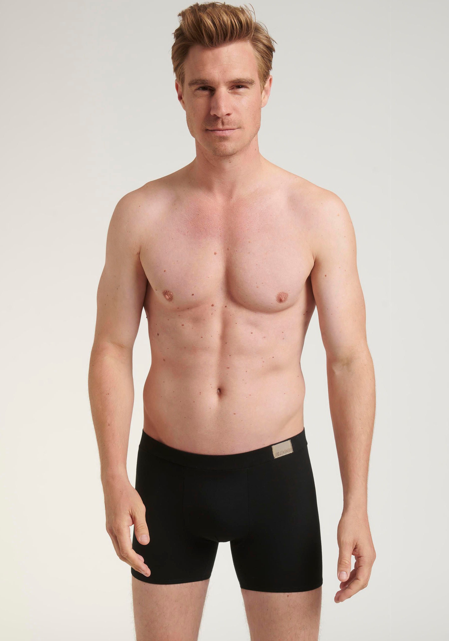 sloggi Boxer »men GO Natural Short C2P«, (2 St., 2er Pack), Lässig, bequeme Basics