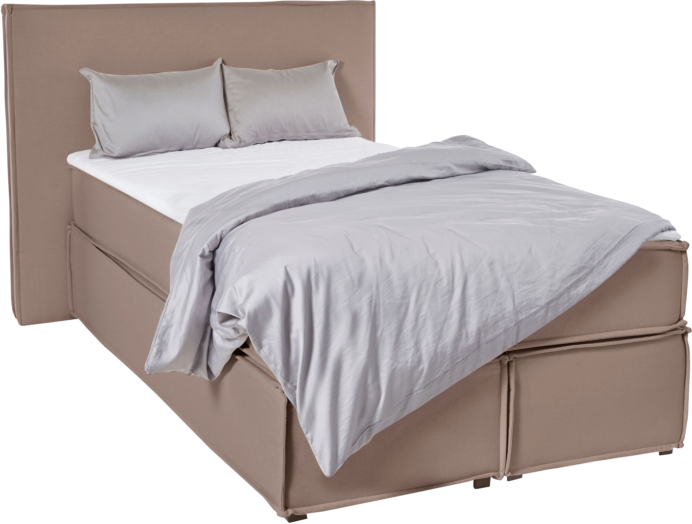 LeGer Home by Lena Gercke Boxspringbett "Yuma", incl. Topper, in 4 Breiten, günstig online kaufen