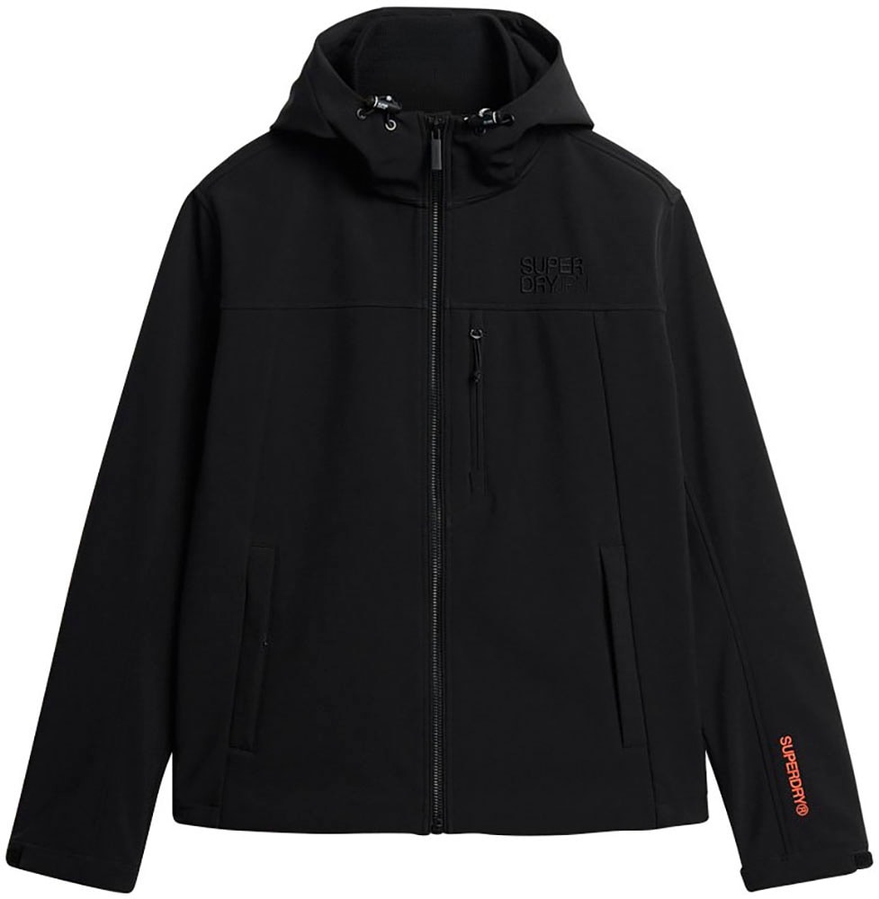 Superdry Outdoorjacke »HOODED SOFT SHELL TREKKER JKT«, mit Kapuze