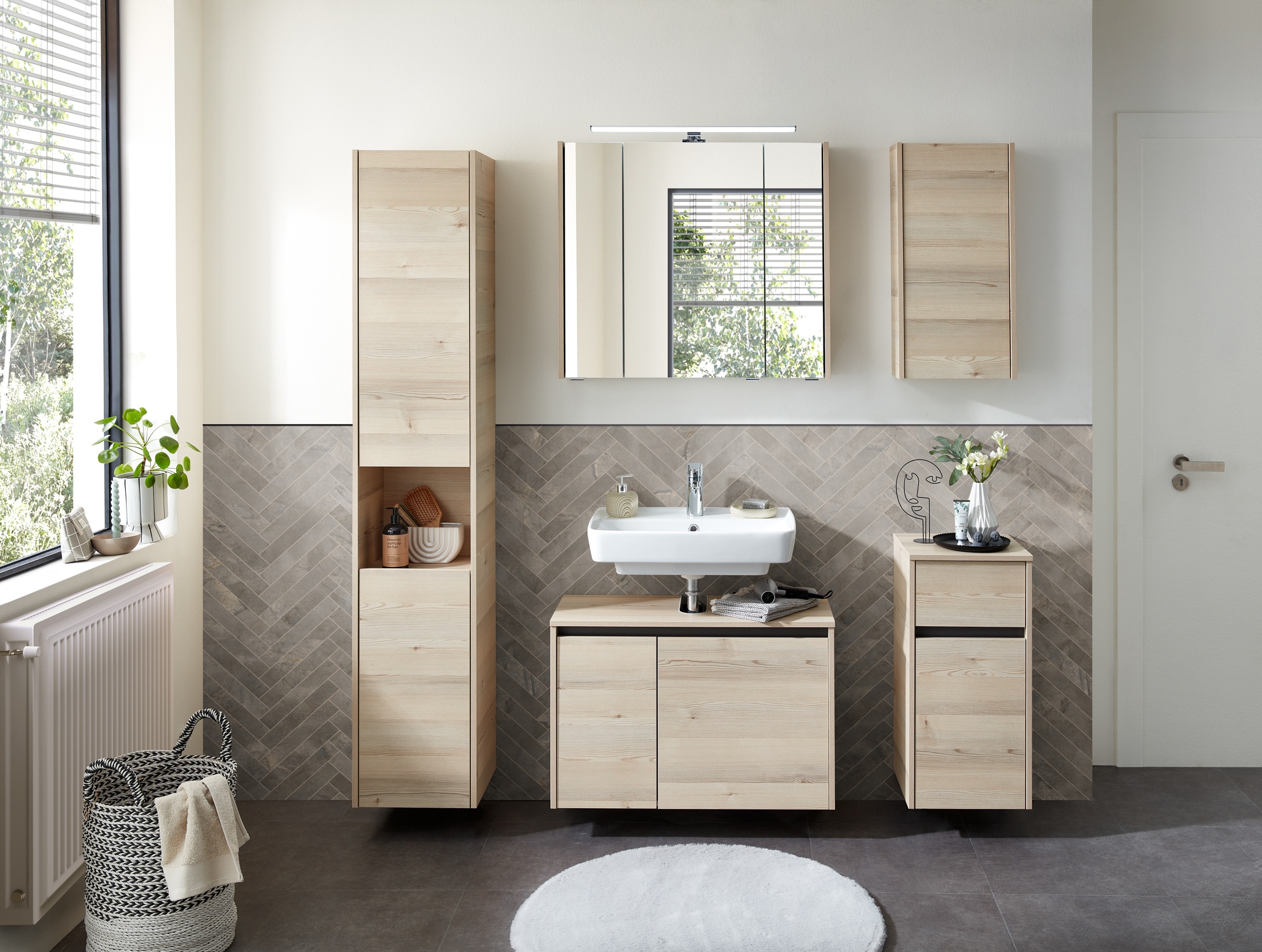 Saphir Badmöbel-Set »Quickset 393« Komplett-Set, 5 Stk. tlg. günstig online kaufen