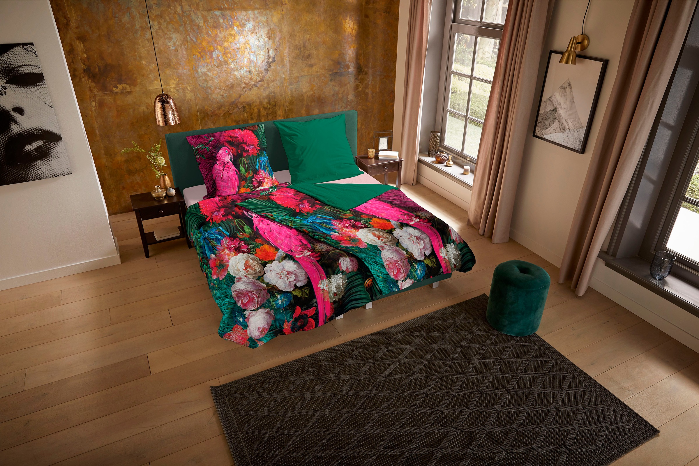 PURE luxury collection Wendebettwäsche »Bohem«, Mikrofaser, 135x200, Pflege günstig online kaufen