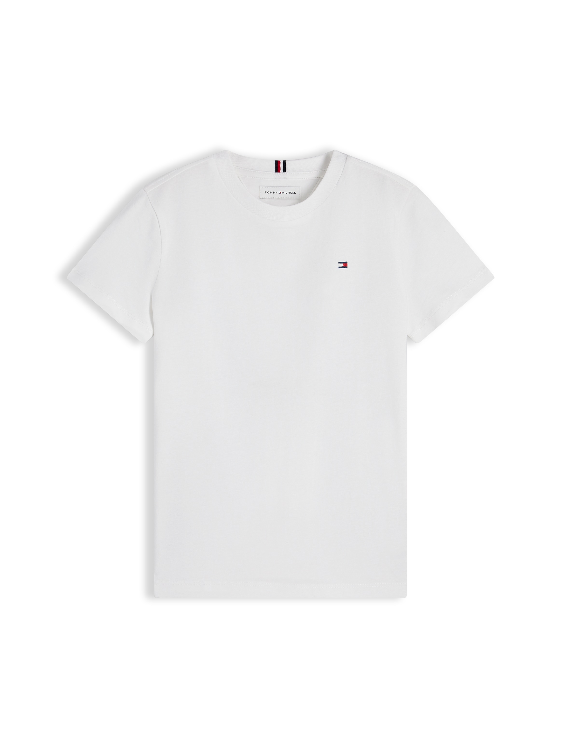 Tommy Hilfiger T-Shirt Rundhalsausschnitt, Regular Fit, Kinder bis 16 Jahre, reine Baumwolle