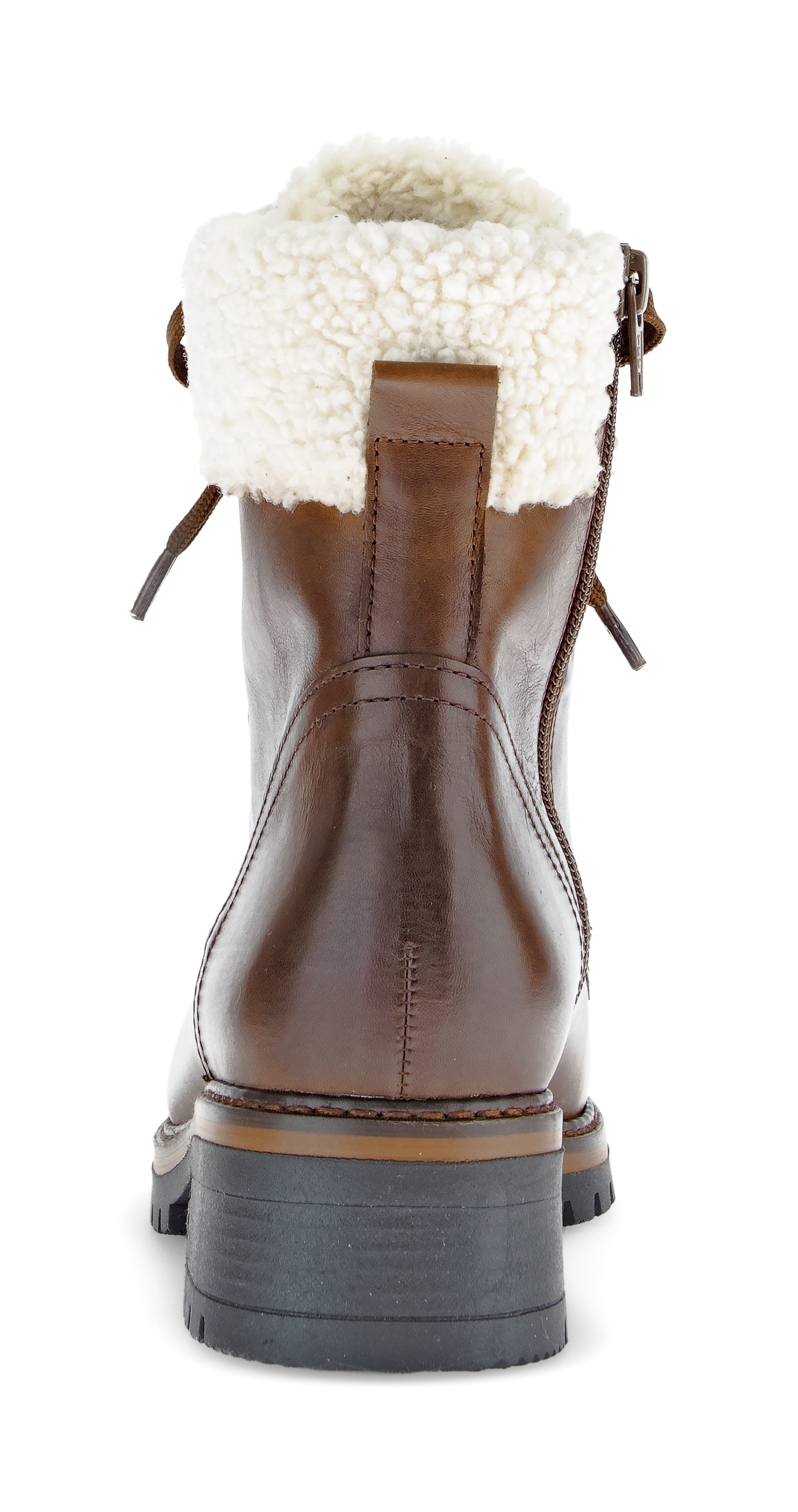 Gabor Winterstiefelette »GENUA«, Blockabsatz, Winterboots mit Teddyplüsch-Kragen