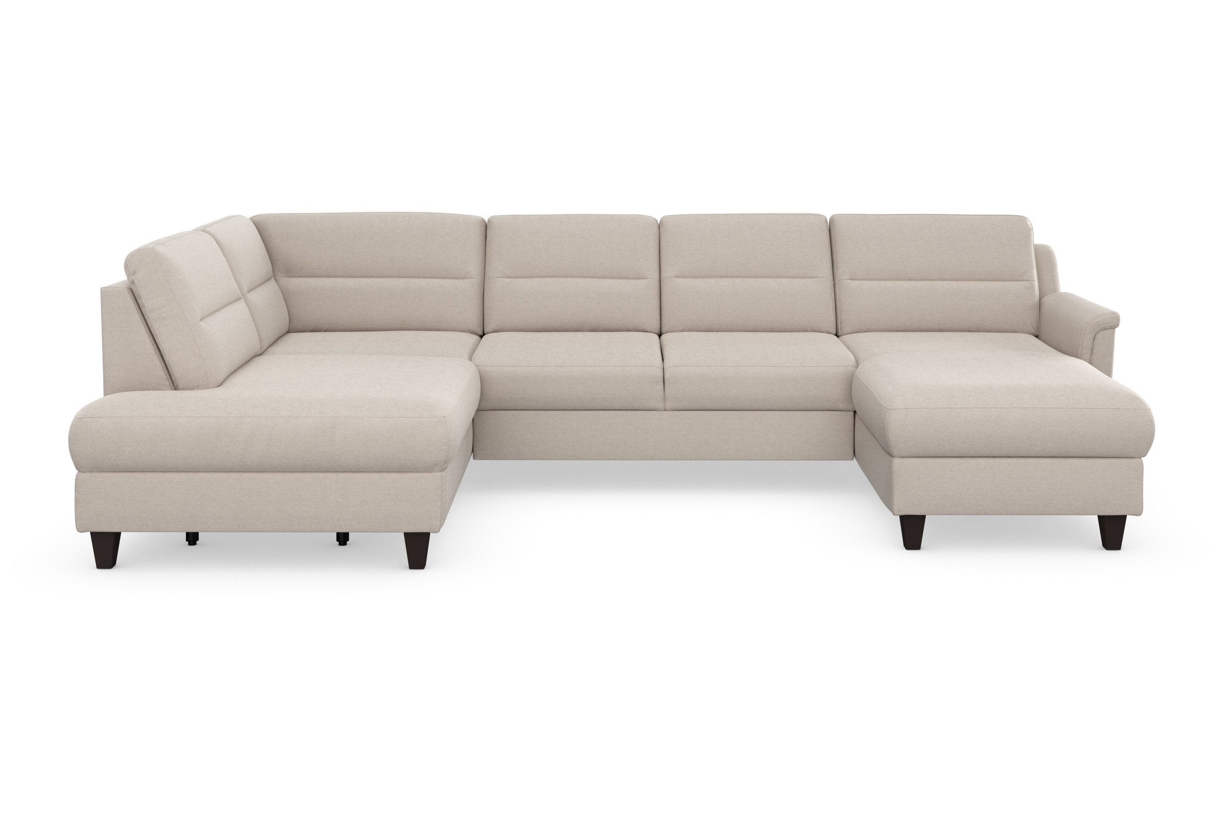 sit&more Wohnlandschaft »Farö U-Form« inklusive Federkern, wahlweise mit Bettfunktion und Bettkasten
