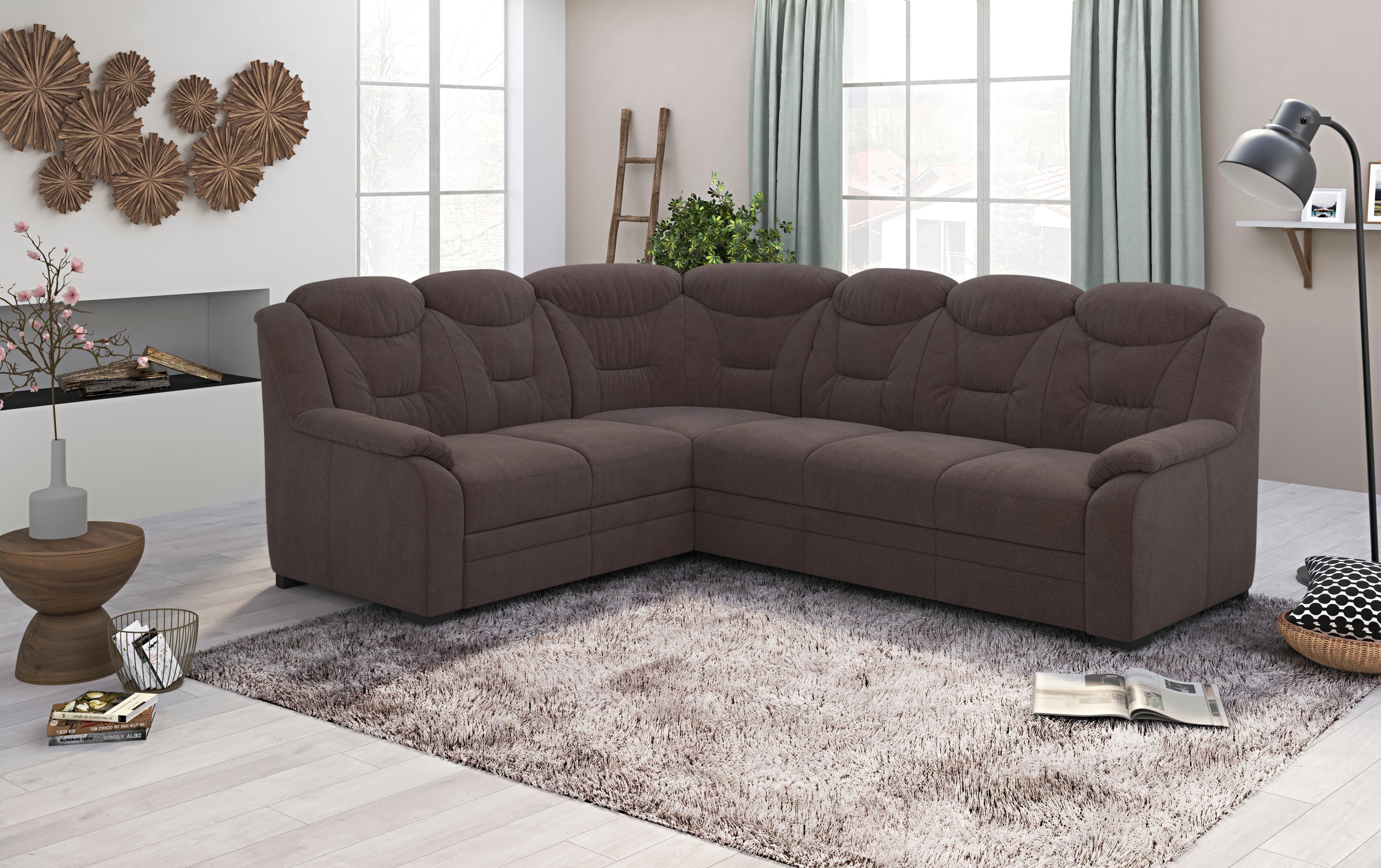 COTTA Ecksofa "Marcus L-Form", wahlweise mit Bettfunktion & Stauraum günstig online kaufen