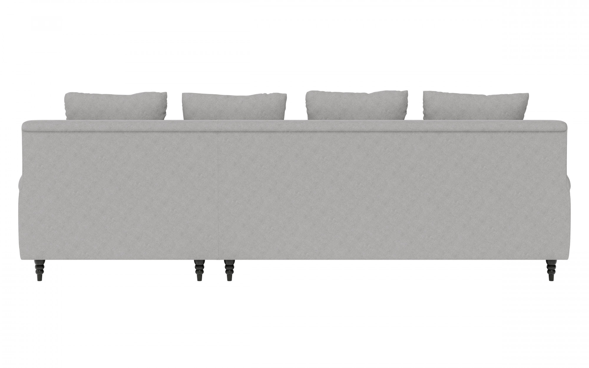 Guido Maria Kretschmer Home&Living Ecksofa »NORIN L-Form«, zwei Fußarten: vorne - Rollen, hinten - Holzfüße