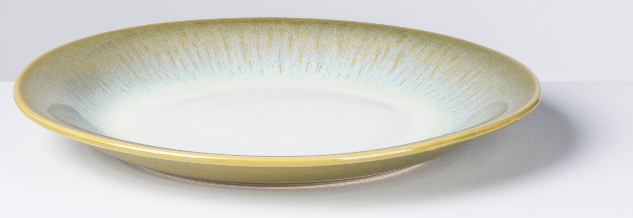 gipfelstück Speiseteller »Flussufer«, (Set, 4 St.), Reaktivglasur, außergewöhnlicher, visueller Farbverlauf, Ø 26,5 cm