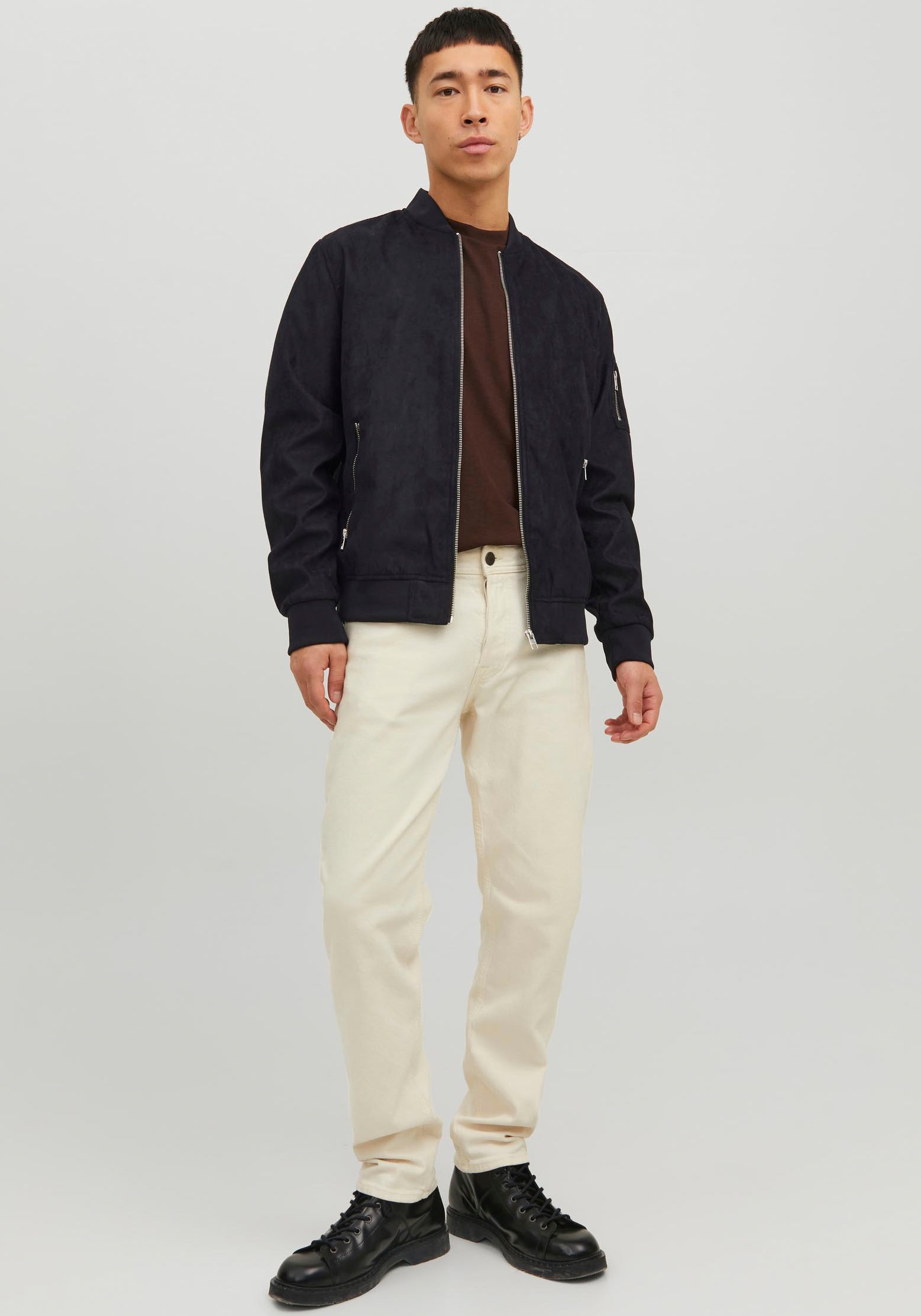 Jack & Jones Blouson »JJEROCKY FAUX SUEDE BOMBER NOOS«
