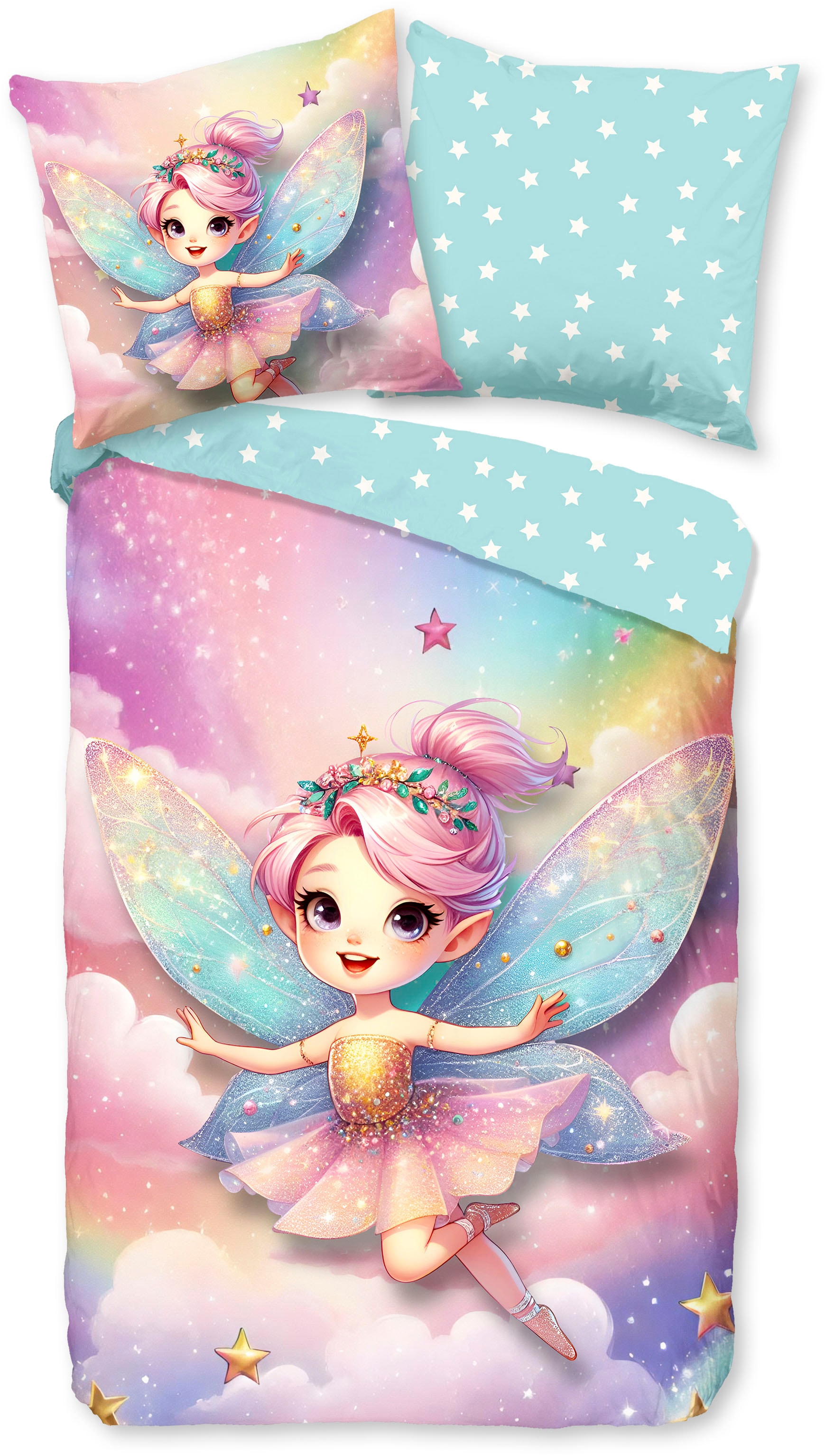 good morning Kinderbettwäsche »Twinkles«, Baumwolle, Renforcé, 2 Teilig, We günstig online kaufen