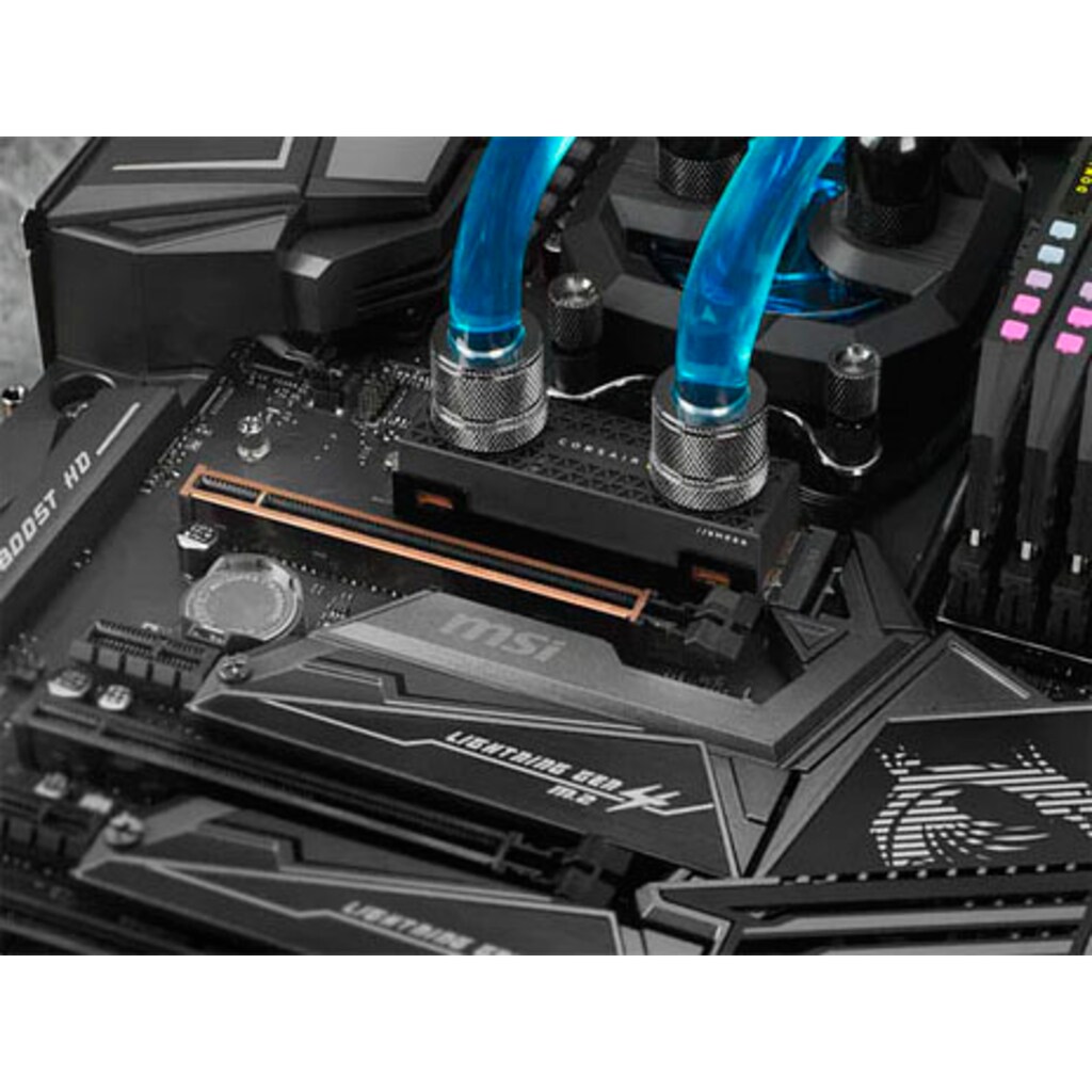 Corsair interne SSD »MP600 PRO XT Hydro X Edition 4TB Gen4 PCIe x4 M.2 NVMe«, Anschluss M.2 PCIe 4.0