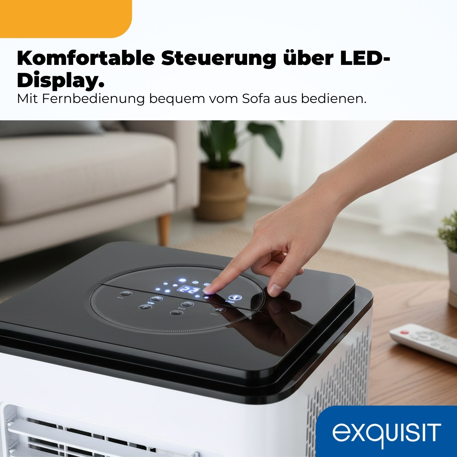 exquisit 4-in-1-Klimagerät »CM 30900 we« Ganzjähriger Komfort mit Kühlen, Heizen, Entfeuchten und Lüften