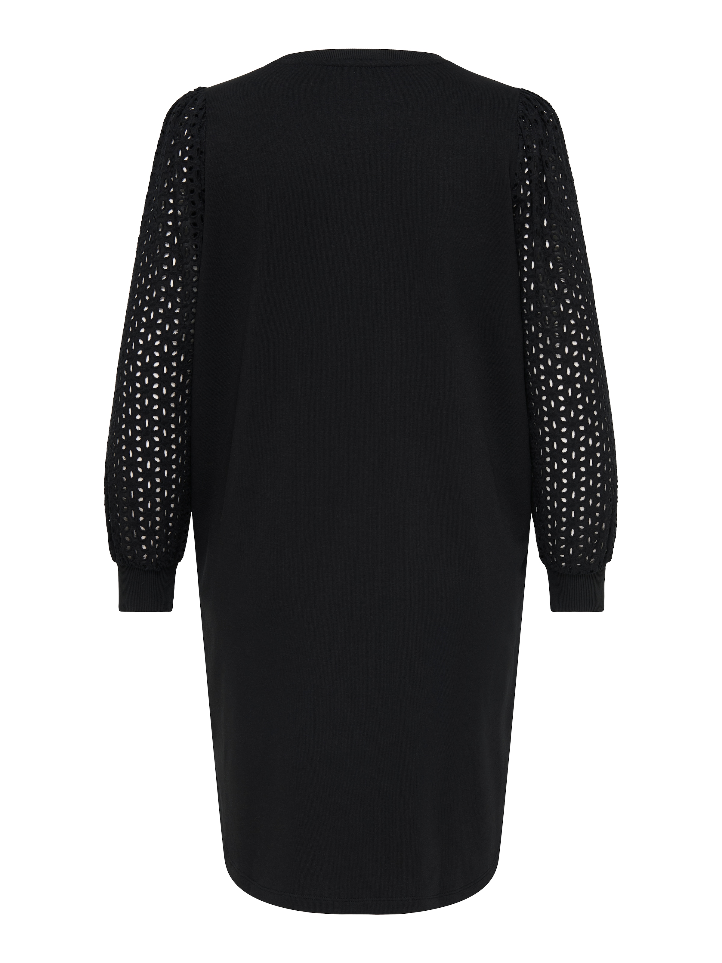 ONLY CARMAKOMA Midikleid »CARDONNA L/S MIX O-NECK MIDI DRESS JRS« Baumwollmischung