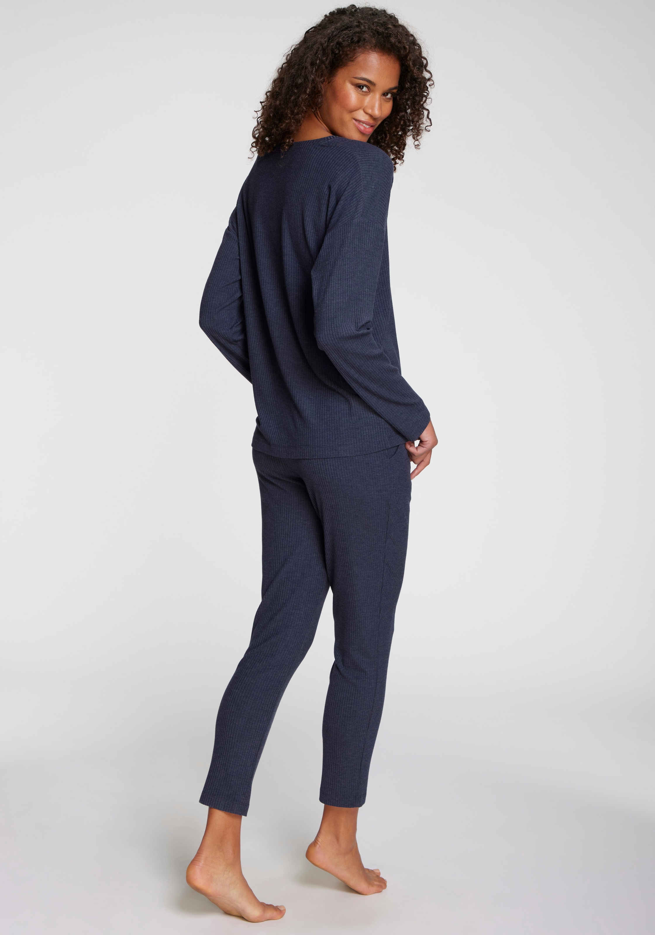 s.Oliver Longsleeve, Aus weicher Rippqualität