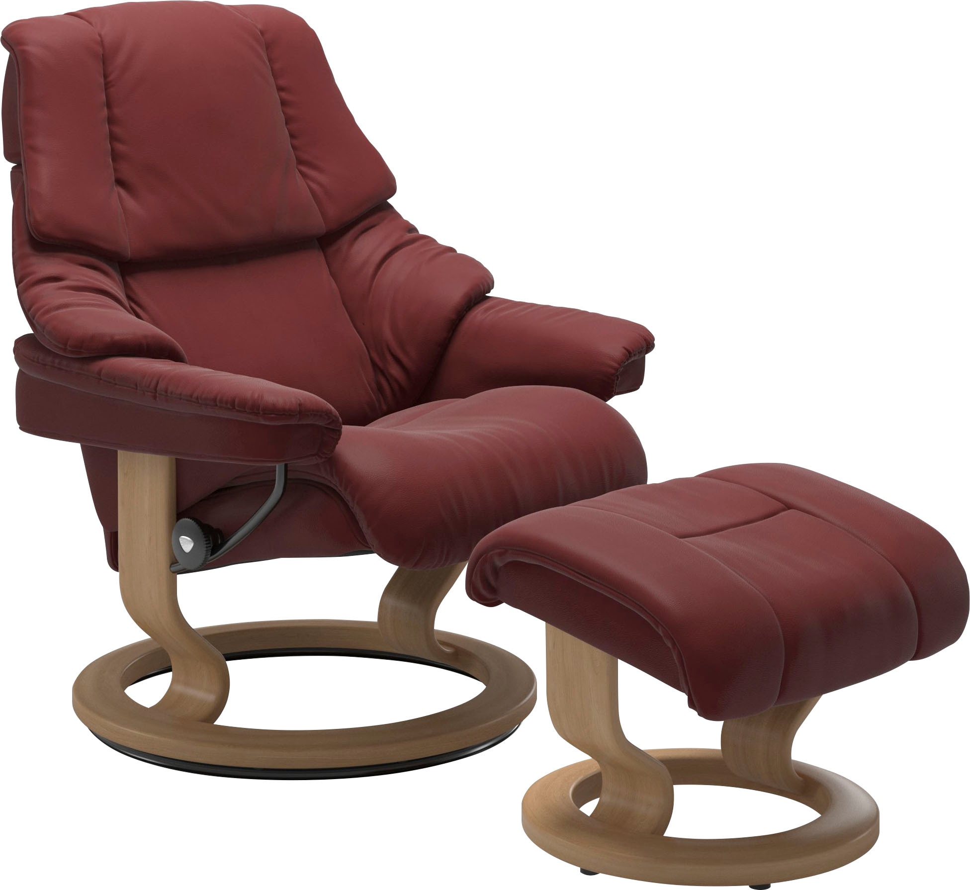 Stressless® Relaxsessel »Reno«, (Set, Relaxsessel mit Hocker), mit Hocker, günstig online kaufen