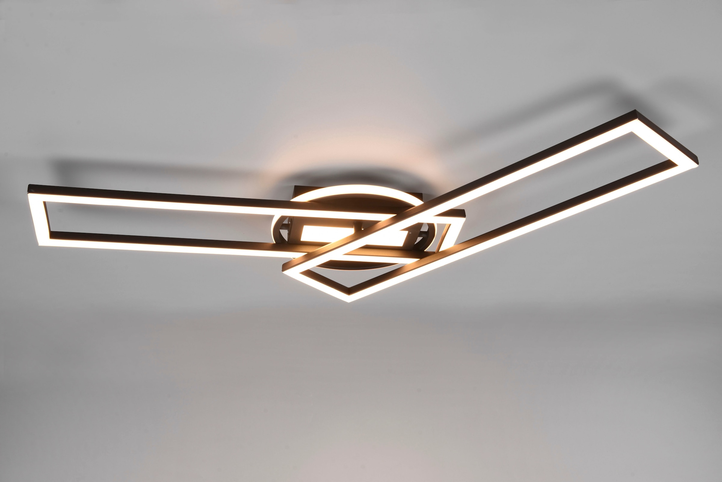 TRIO Leuchten LED Deckenleuchte »Twister«, Memory flammig-flammig, Deckenlampe einstellbar Lichtfarbe Fernbedienung bestellen 1 Lumen 4500 online
