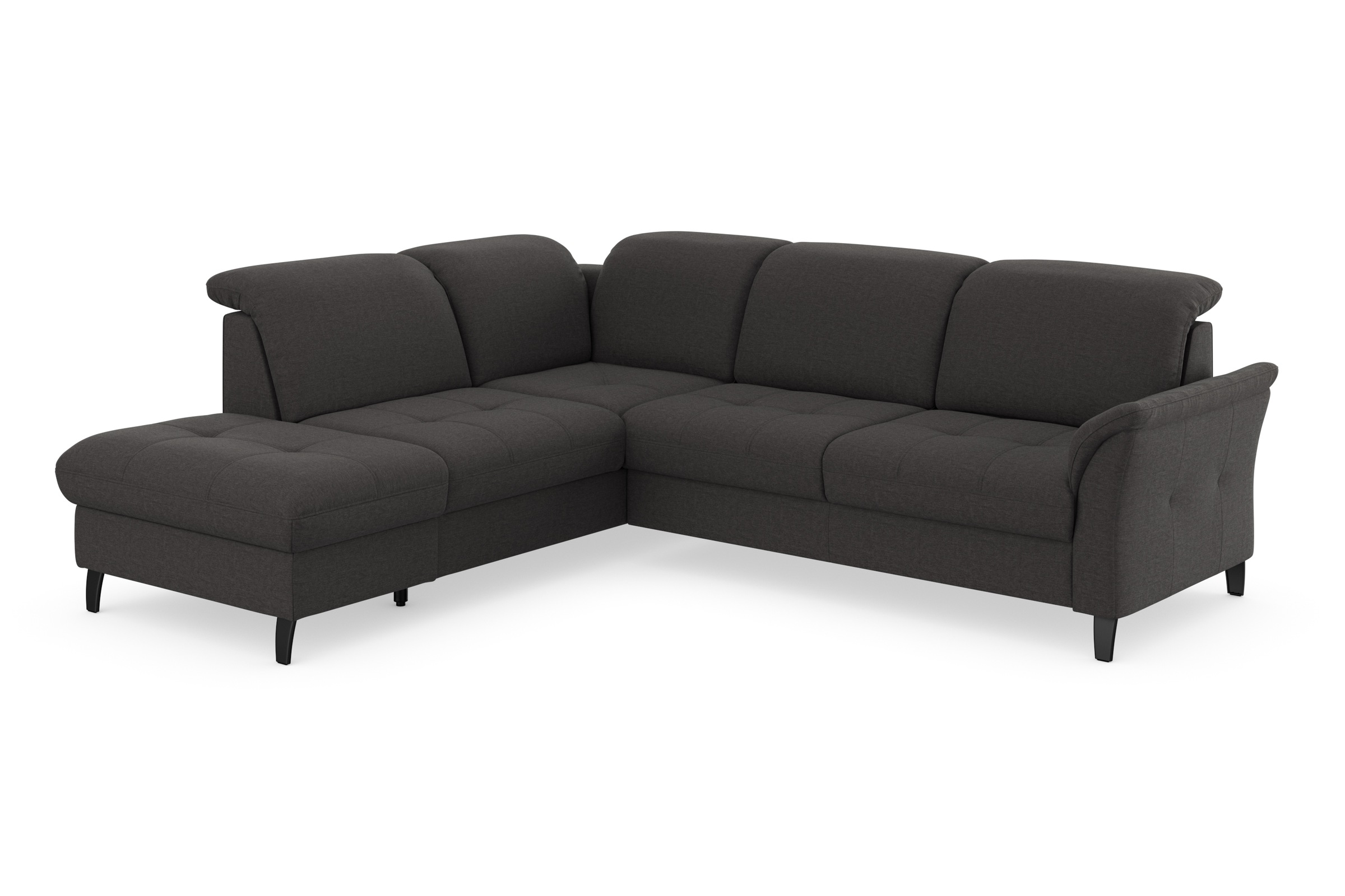 sit&more Ecksofa »Maggiore L-Form«, wahlweise mit Kopfteilverstellung, Bettfunktion und Stauraum