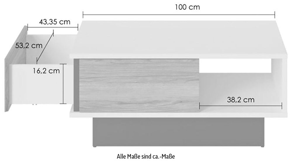 INOSIGN Couchtisch »Novena« Breite 100 cm