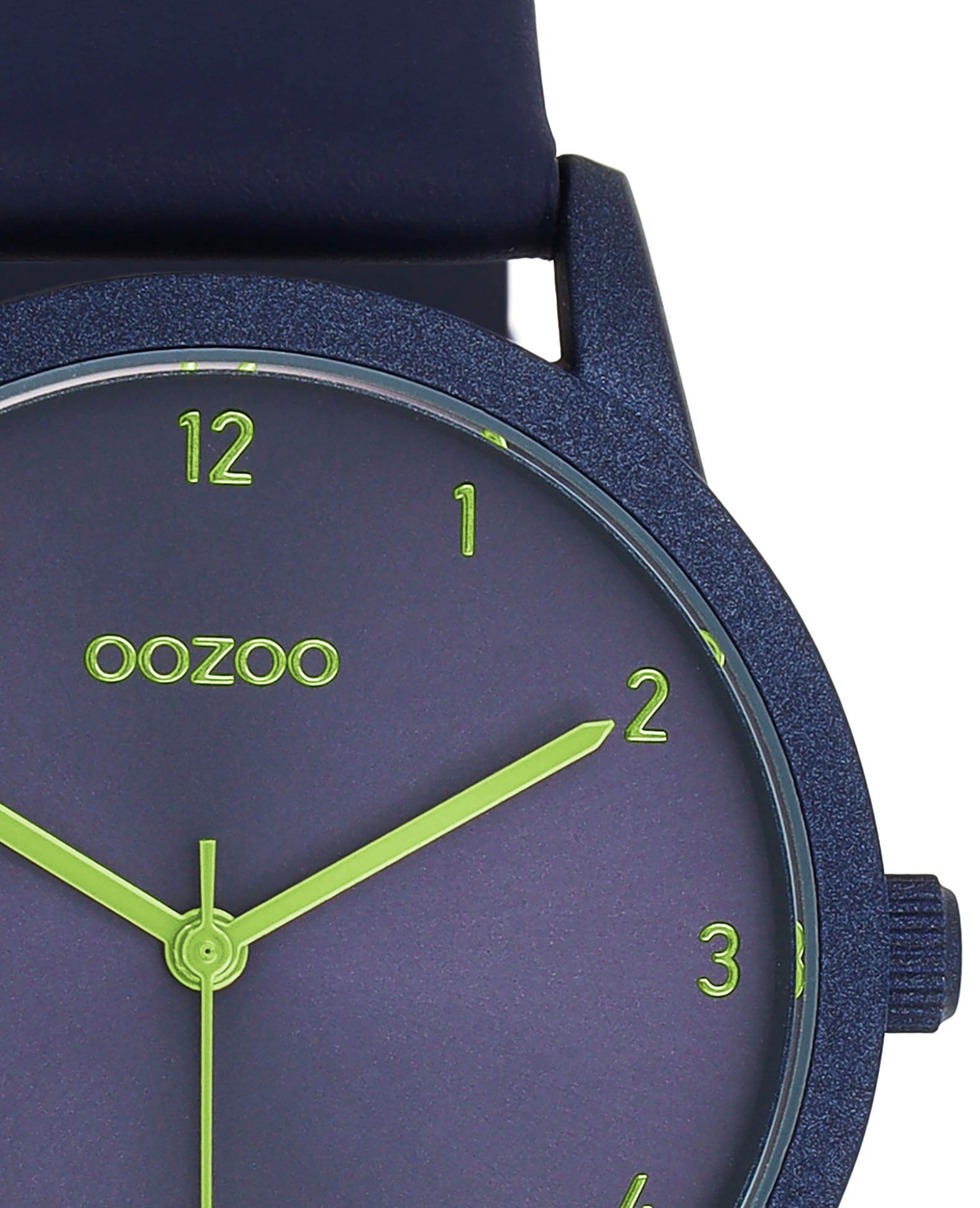 OOZOO Quarzuhr Armbanduhr, Damenuhr, Lederarmband