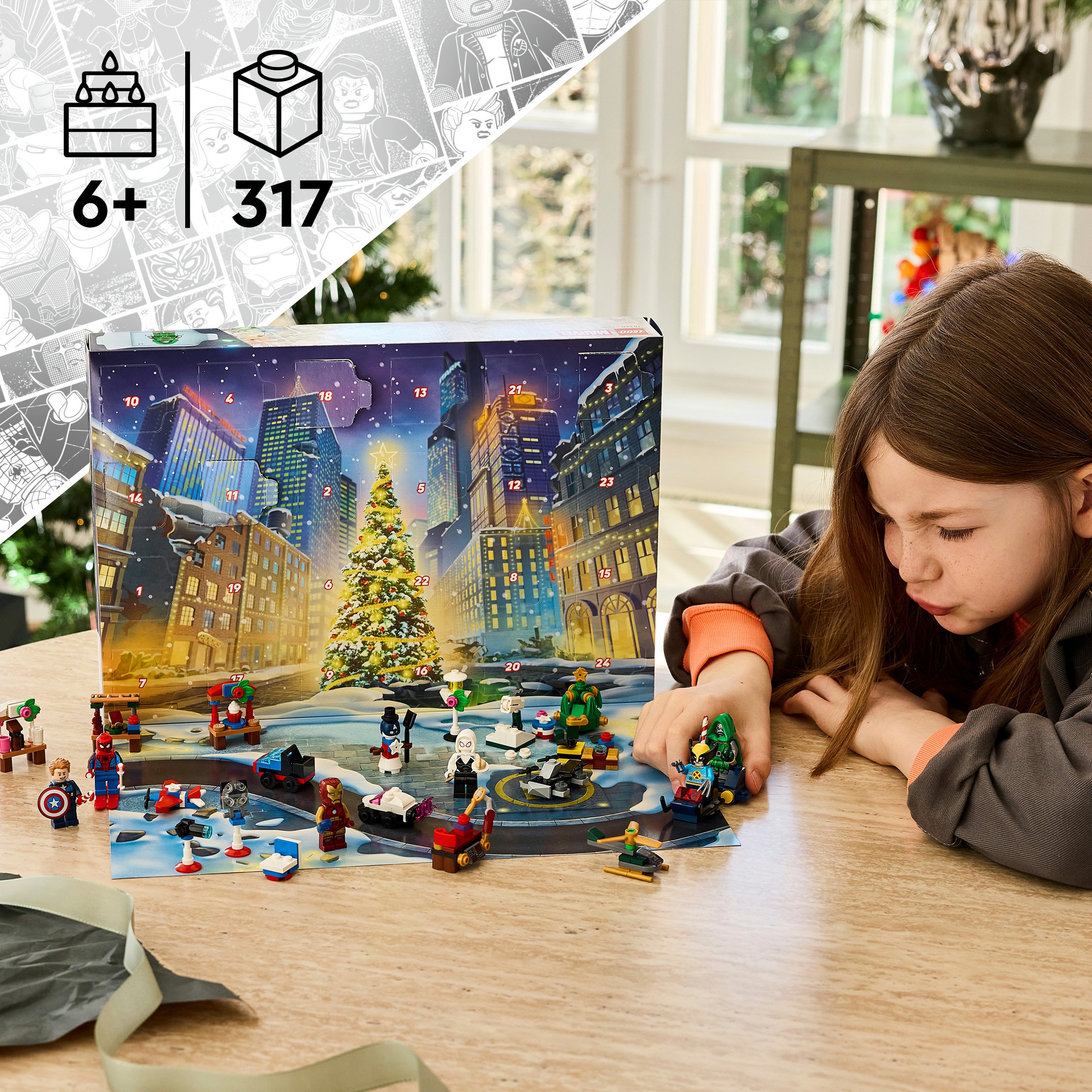 LEGO® Spielzeug-Adventskalender »Adventskalender 2026 (76340), LEGO Super Heroes« ab 6 Jahren Made in Europe