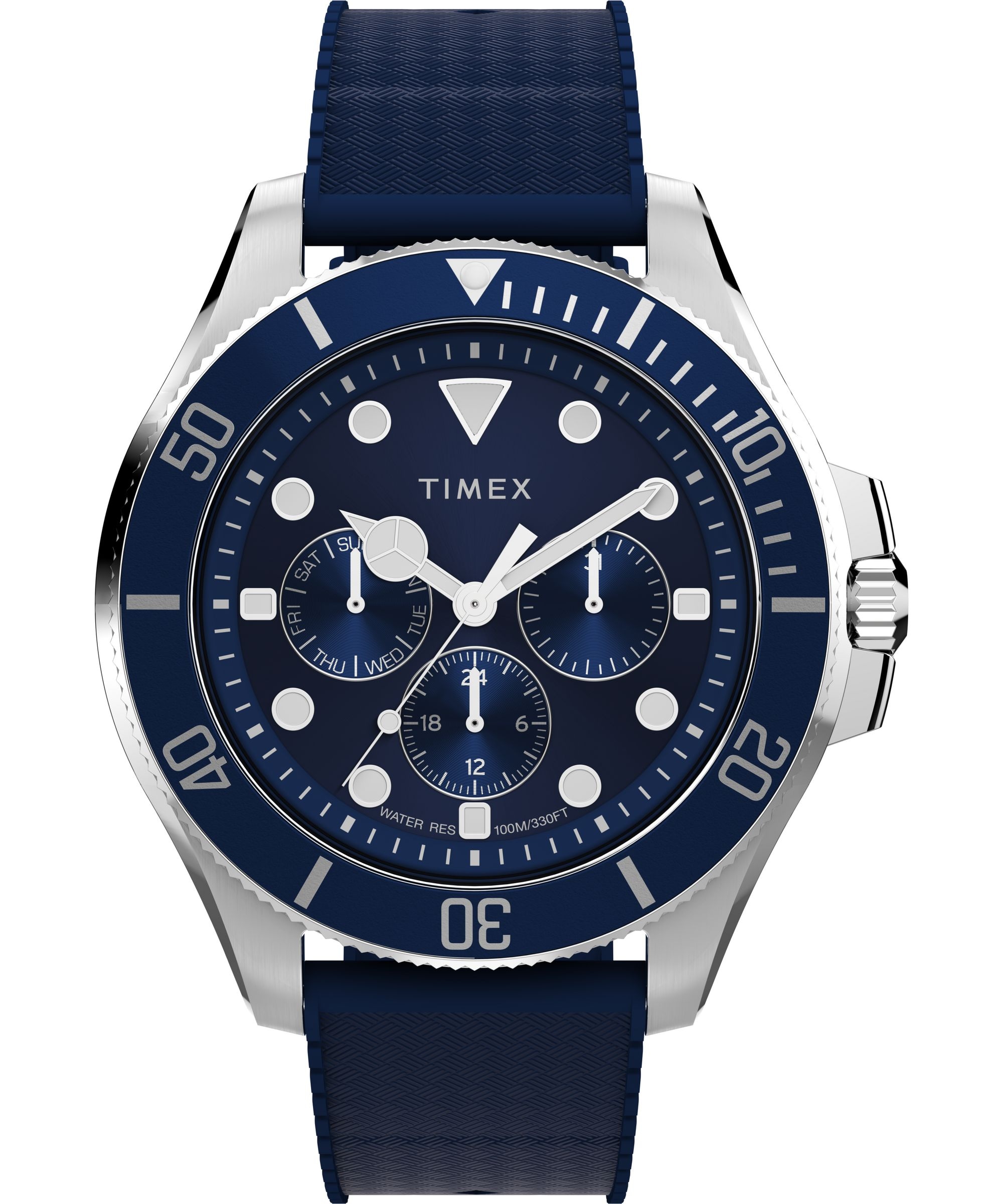 Timex Quarzuhr »Harborside Coast Multifunction« Armbanduhr, Herrenuhr, analog, Wochentag, Tag, Beleuchtung