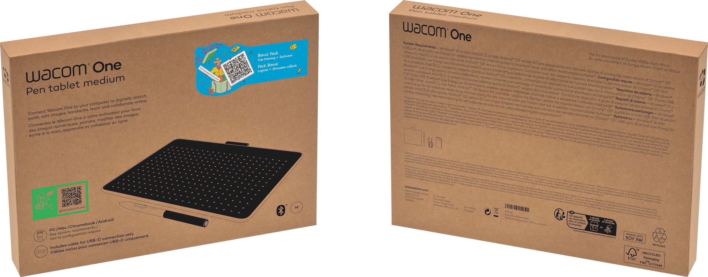 Wacom Grafiktablett »One M«,)