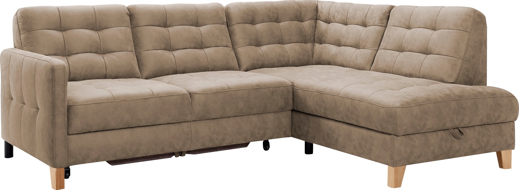 exxpo - sofa fashion Ecksofa »Elio, kompakt und komfortabel, bequem, zeitlo günstig online kaufen