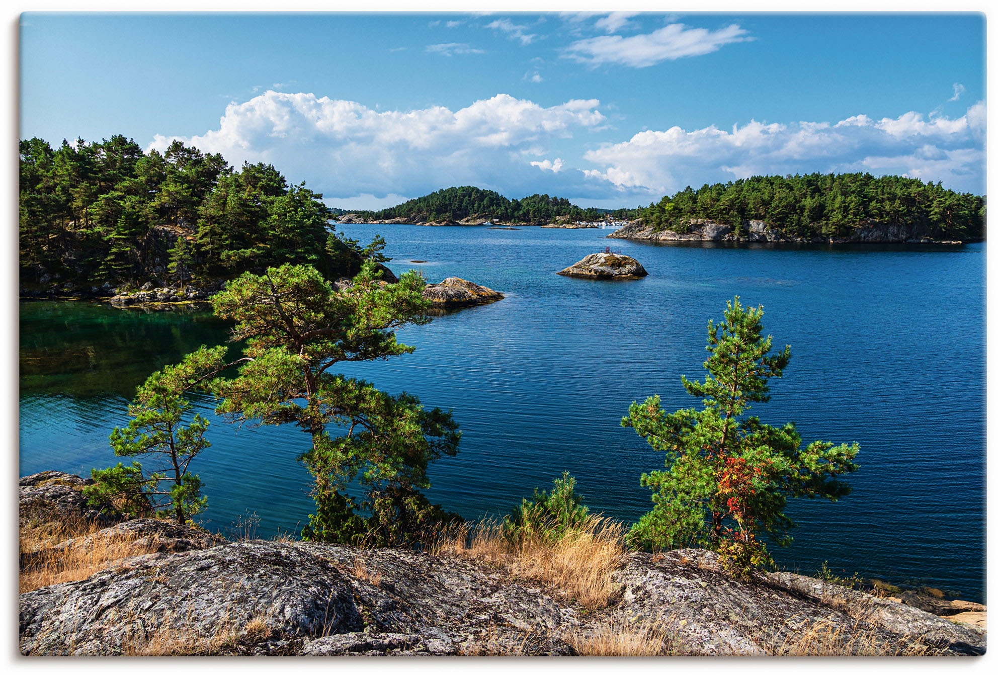 Artland Leinwandbild »Landschaft, Halbinsel Riveneset Norwegen«, Küstenbild günstig online kaufen