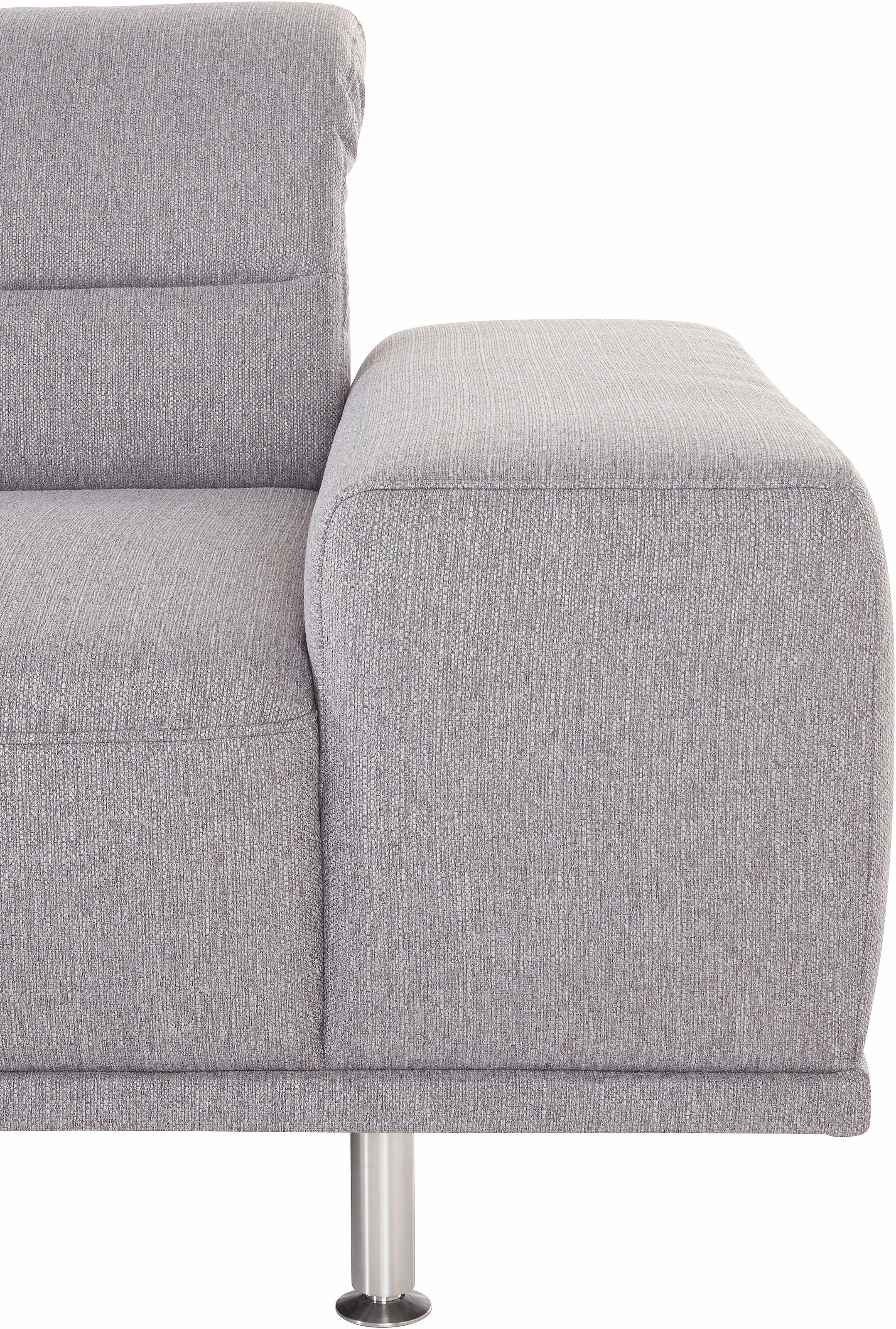 sit&more Ecksofa »Mariola L-Form«, mit Recamiere und Federkern, inklusive Sitztiefenverstellung