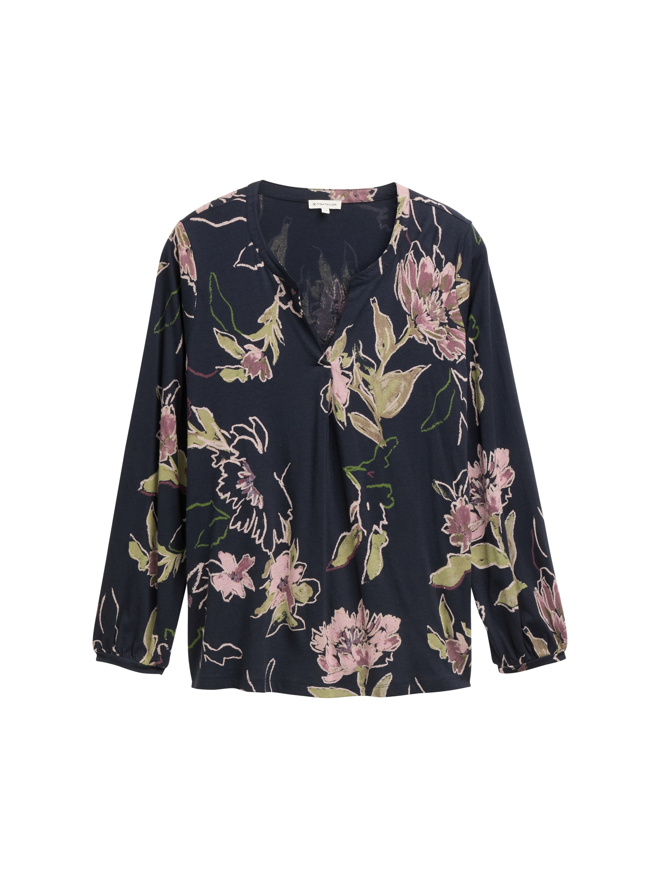 TOM TAILOR PLUS Blusenshirt, mit All-Over Print