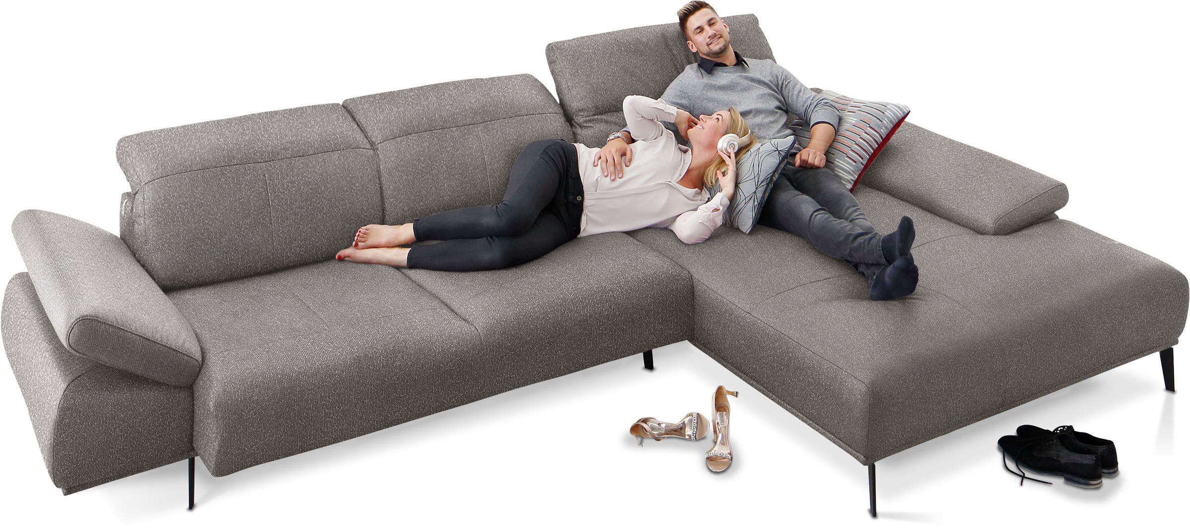 W.SCHILLIG Ecksofa "levi, Designsofa, elegant und zeitlos, bequem, L-Form", günstig online kaufen