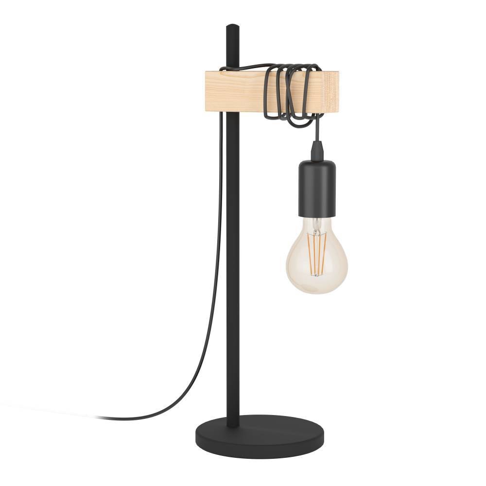 EGLO Tischleuchte »TOWNSHEND«, 1 flammig, Leuchtmittel E27 | ohne Leuchtmittel, Vintage Tischleuchte, Industrial Design, Retro Lampe, Nachttischlampe