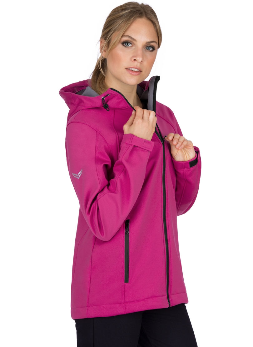 Trigema Softshelljacke »TRIGEMA Taillierte Softshell–Kapuzenjacke«, (1 St.)