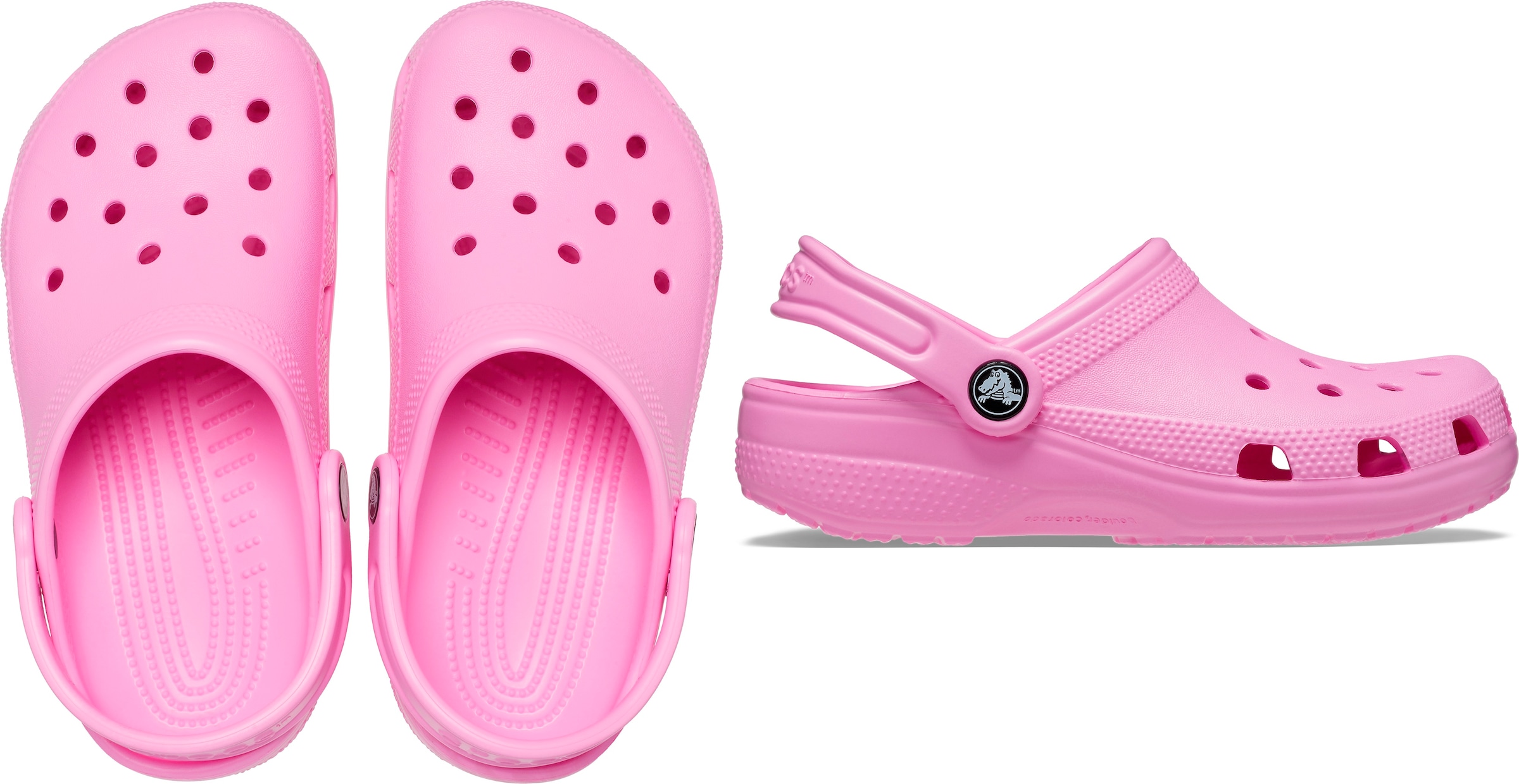 Crocs Clog »Classic K«, Sommerschuh, Hausschuh, Badeschuh mit schwenkbarem Fersenriemchen