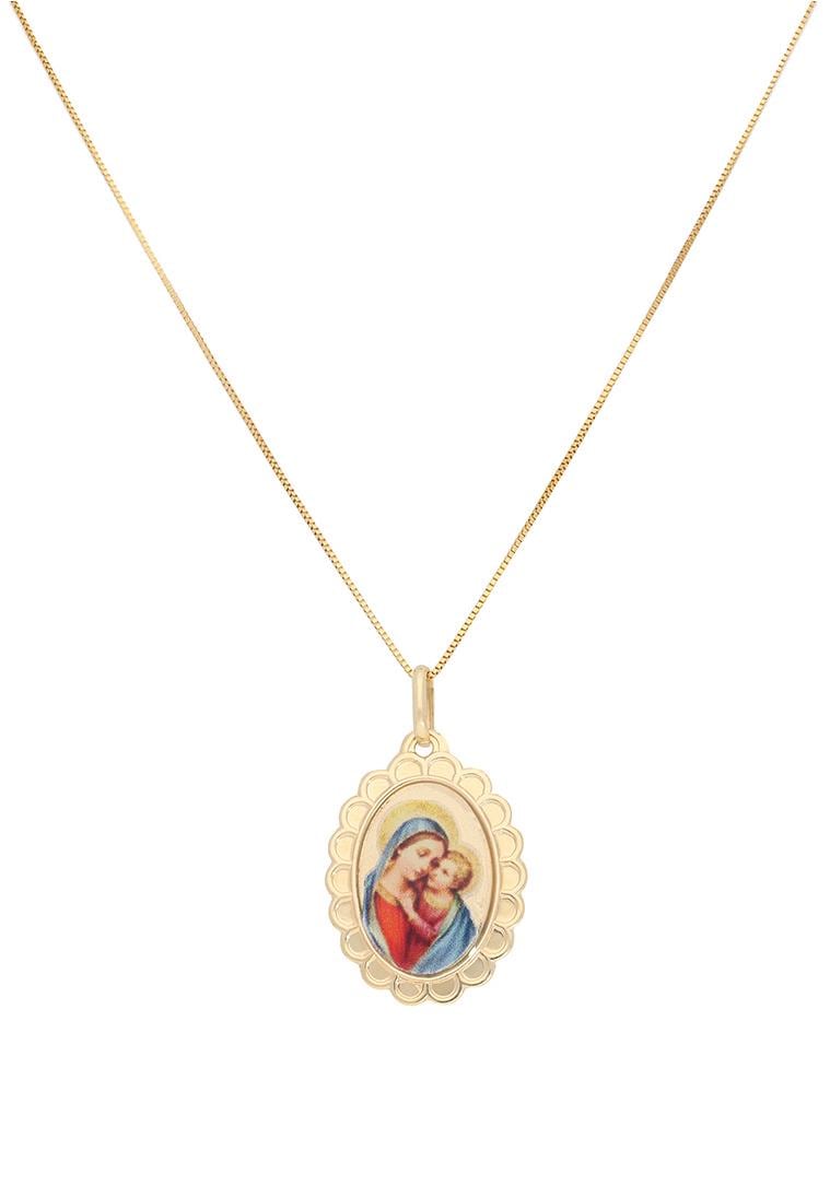 Firetti Kette mit Jesuskind, kaufen »Schmuck im Maria Heilige Anhänger mit Online-Shop Folienbild«, mit Geschenk, Emaille