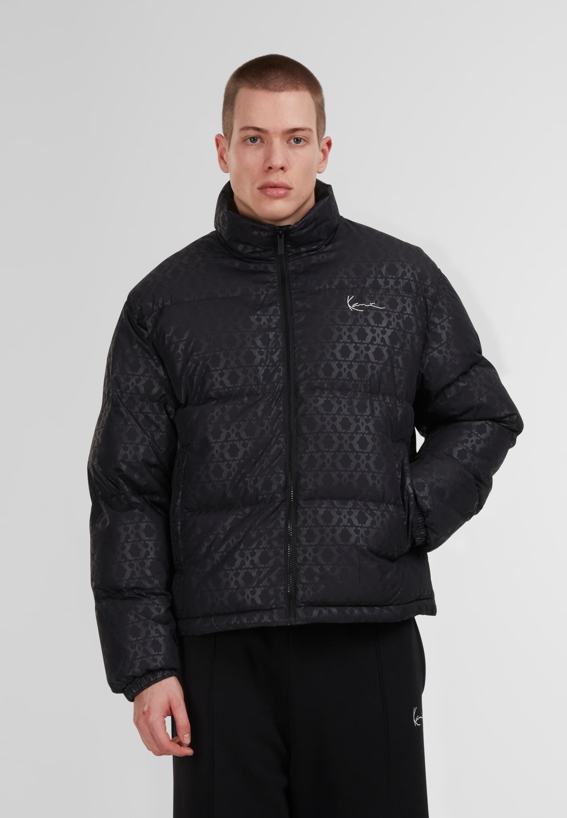 Karl Kani Winterjacke »Karl Kani Aop Signature Puffer Jacket« 1 Stk. tlg. ohne Kapuze